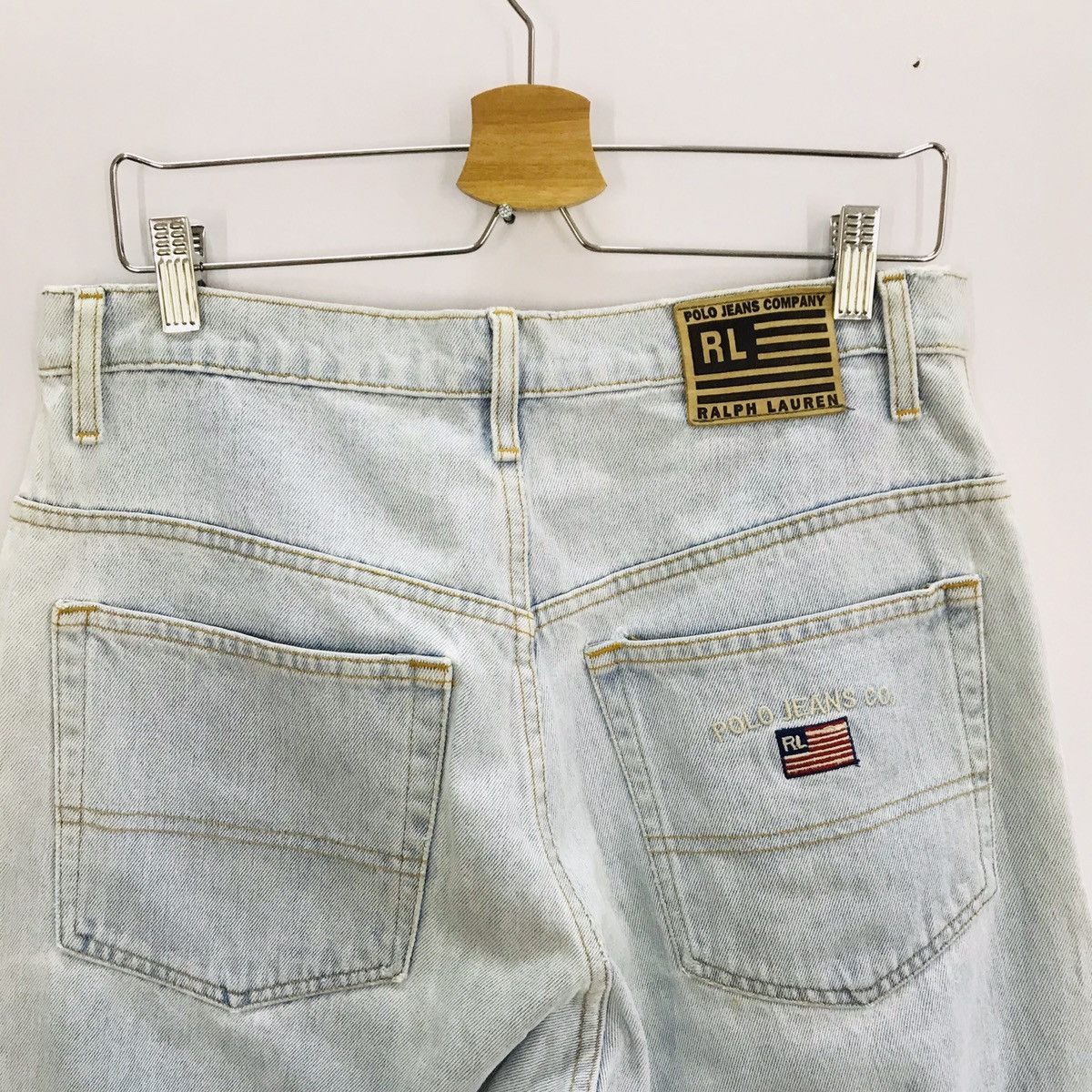 Polo Ralph Lauren Send Offer 🔥Polo Jeans RL skull Skeleton castom pants 32x32 Size US 30 / EU 46 - 7 Thumbnail