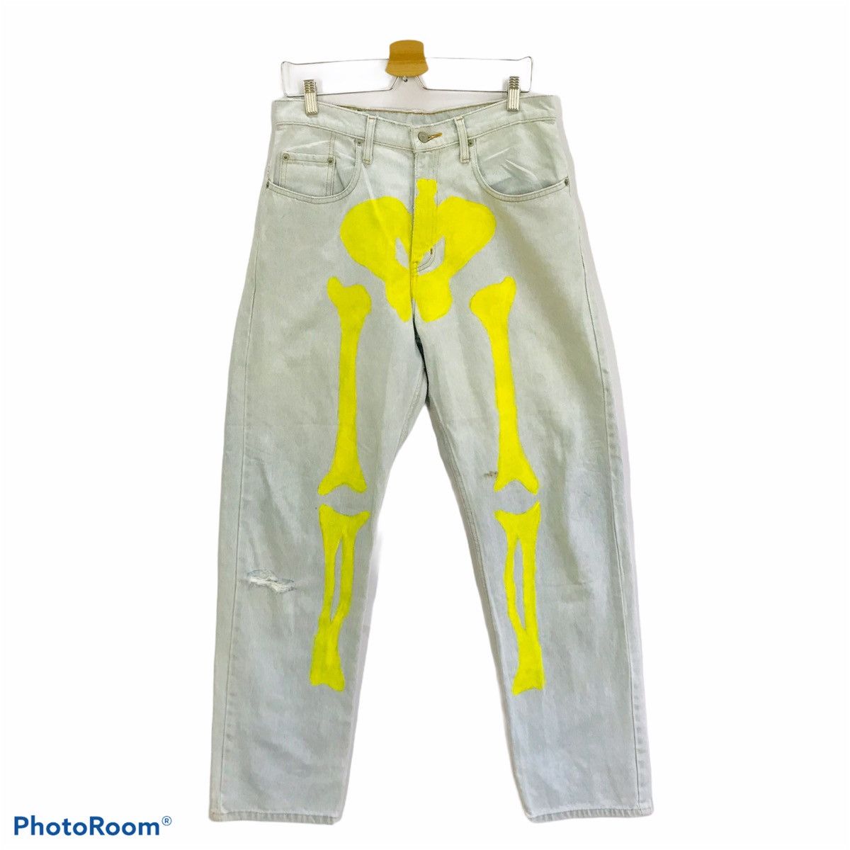 Polo Ralph Lauren Send Offer 🔥Polo Jeans RL skull Skeleton castom pants 32x32 Size US 30 / EU 46 - 1 Thumbnail