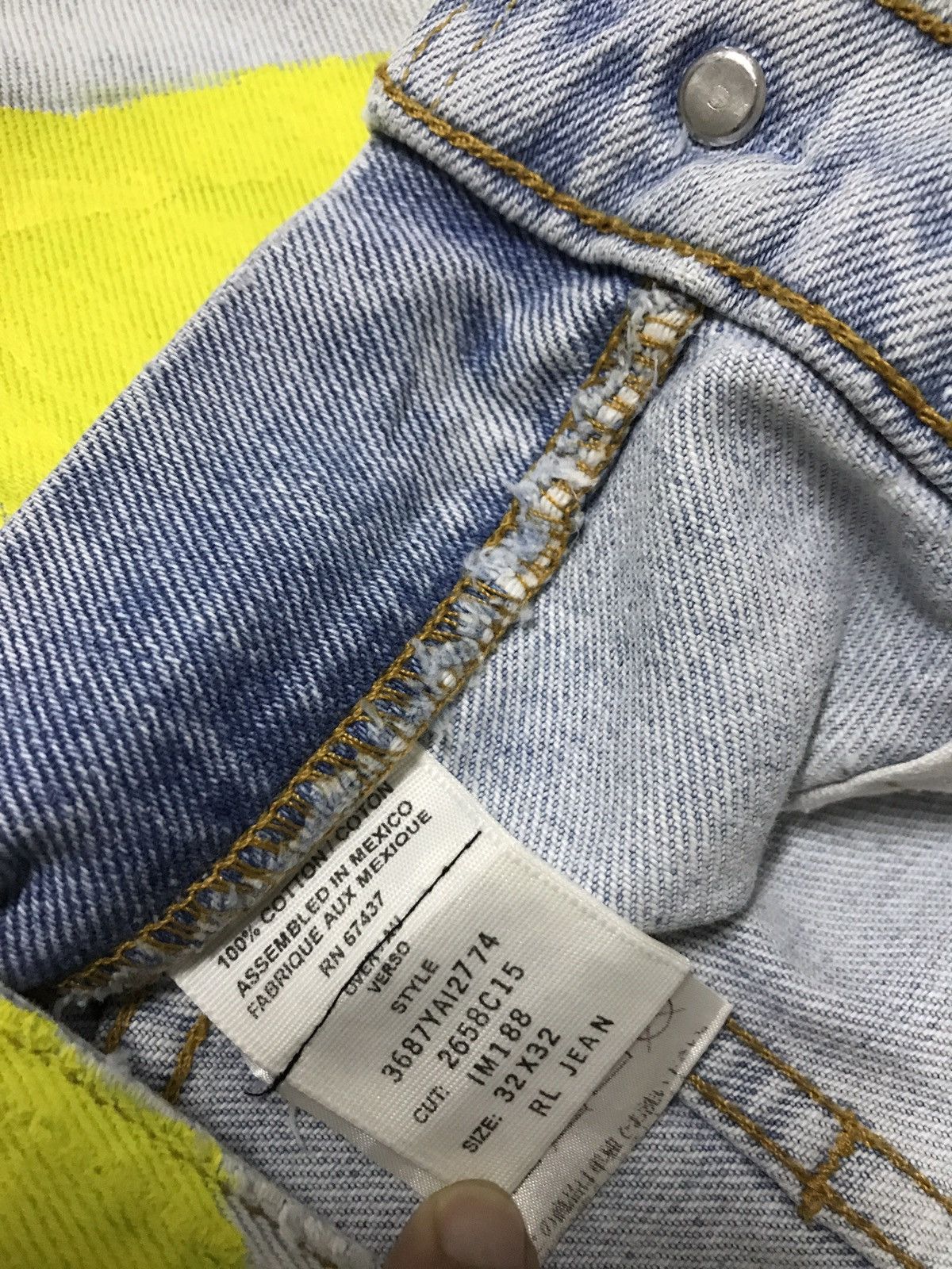 Polo Ralph Lauren Send Offer 🔥Polo Jeans RL skull Skeleton castom pants 32x32 Size US 30 / EU 46 - 12 Thumbnail
