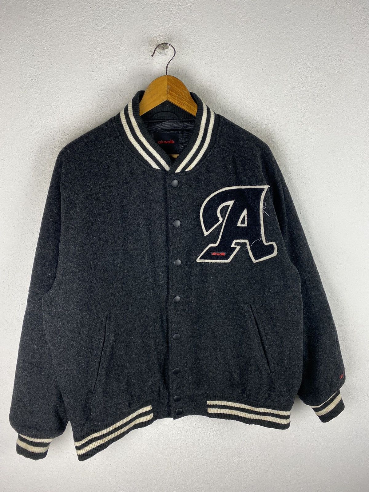 Airwalk AIRWALK VARSITY JACKET WOOL FABRIC Size US M / EU 48-50 / 2 - 2 Thumbnail