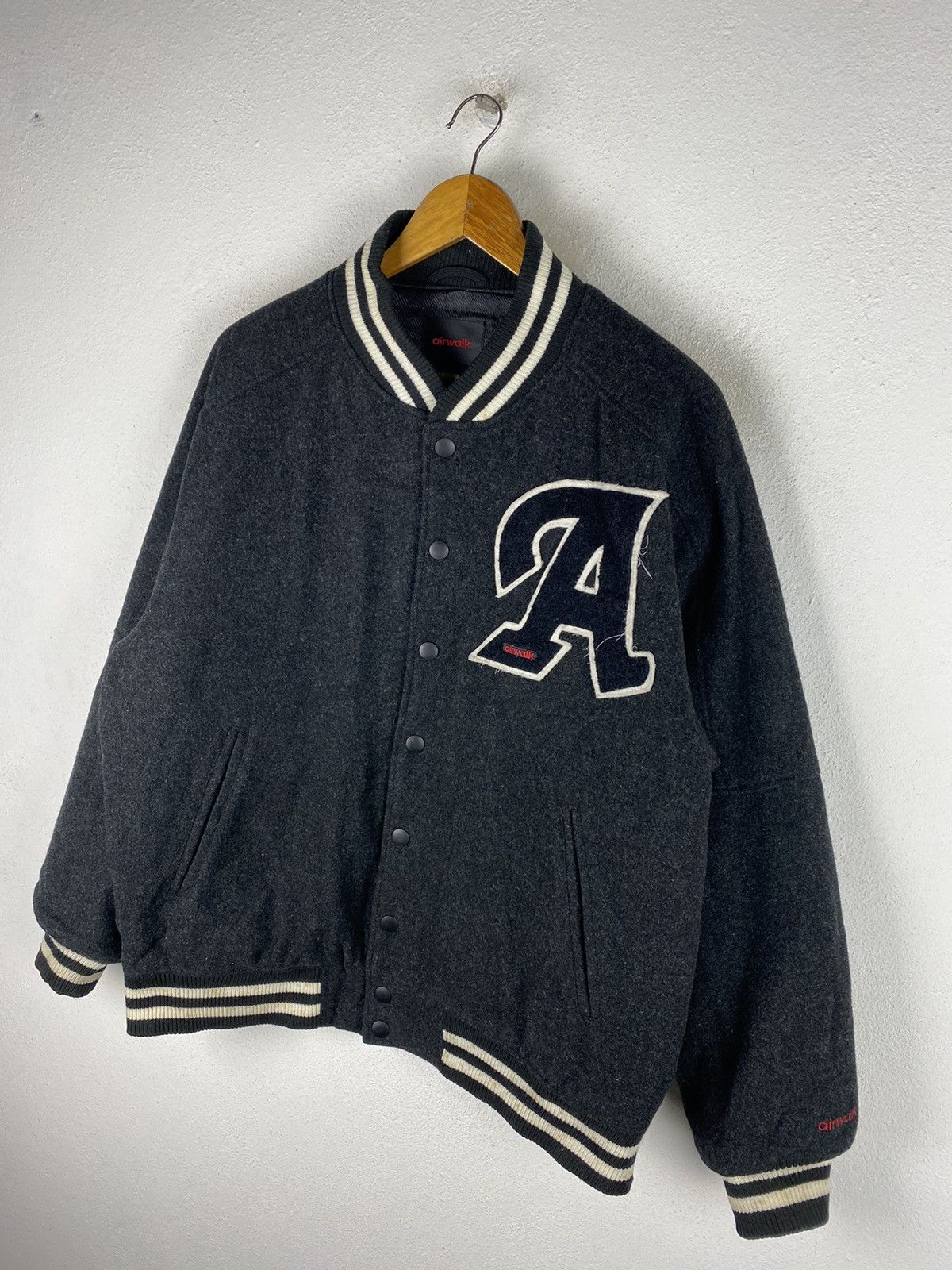 Airwalk AIRWALK VARSITY JACKET WOOL FABRIC Size US M / EU 48-50 / 2 - 4 Thumbnail