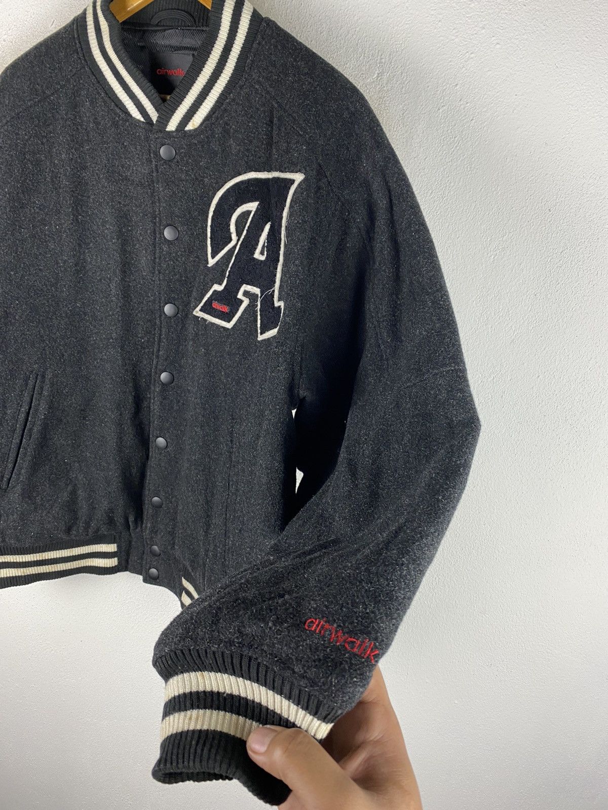 Airwalk AIRWALK VARSITY JACKET WOOL FABRIC Size US M / EU 48-50 / 2 - 5 Thumbnail