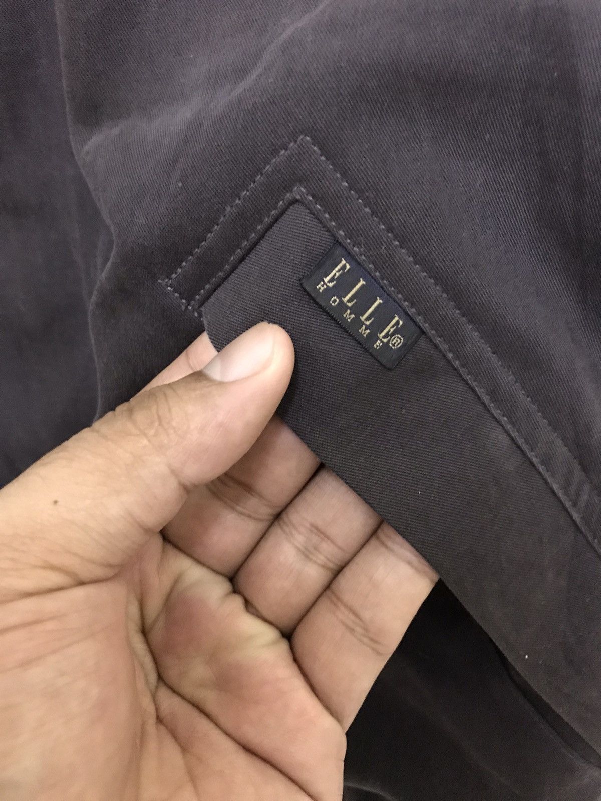 Designer Vintage Elle Homme Paris Light Jacket Big Logo Big Spellout Size US L / EU 52-54 / 3 - 7 Thumbnail