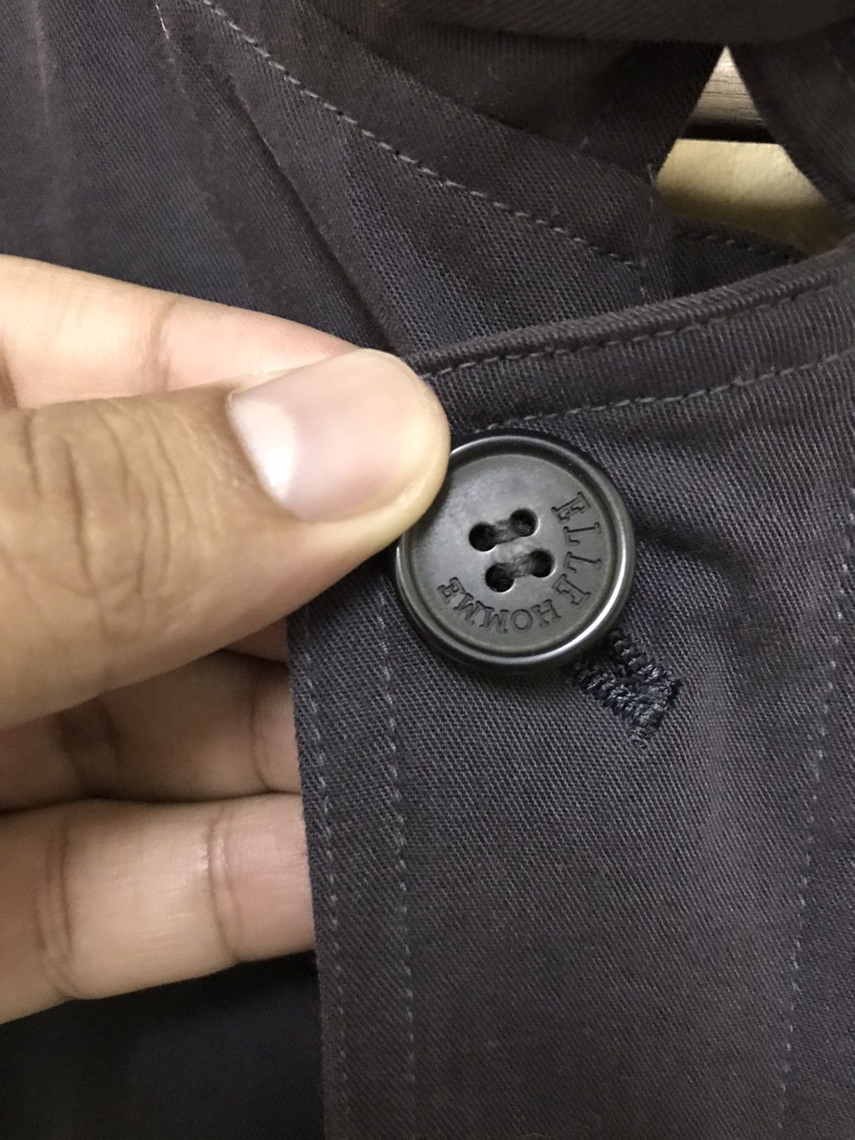 Designer Vintage Elle Homme Paris Light Jacket Big Logo Big Spellout Size US L / EU 52-54 / 3 - 9 Thumbnail