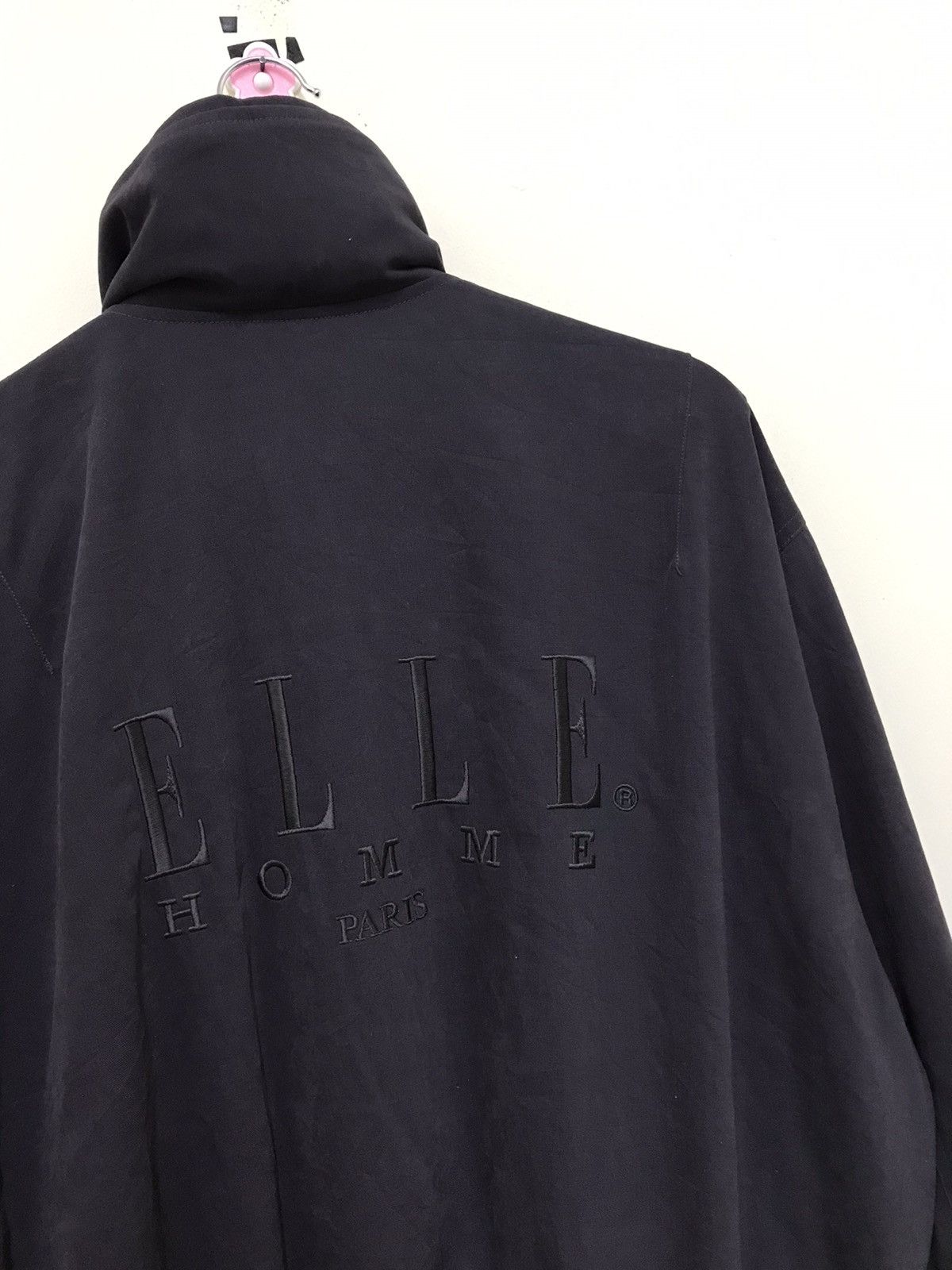 Designer Vintage Elle Homme Paris Light Jacket Big Logo Big Spellout Size US L / EU 52-54 / 3 - 14 Thumbnail