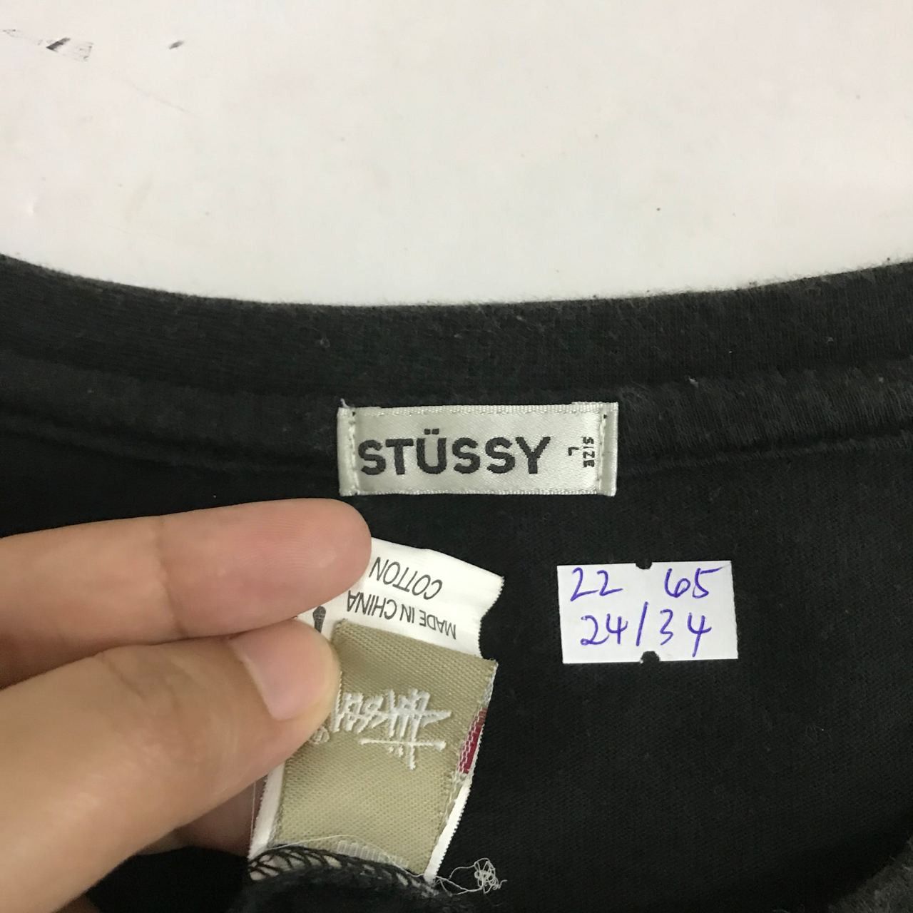 Stussy 🔥 Vintage STUSSY Patchwork Design Hip Hop T-shirt Size US XL / EU 56 / 4 - 8 Thumbnail