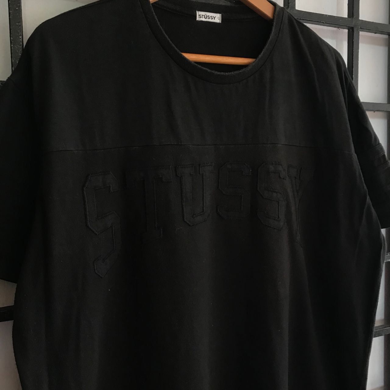 Stussy 🔥 Vintage STUSSY Patchwork Design Hip Hop T-shirt Size US XL / EU 56 / 4 - 2 Thumbnail