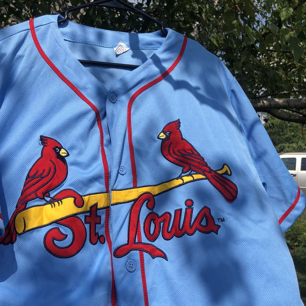 St.Louis Cardinals vintage baby blue jersey\shirt