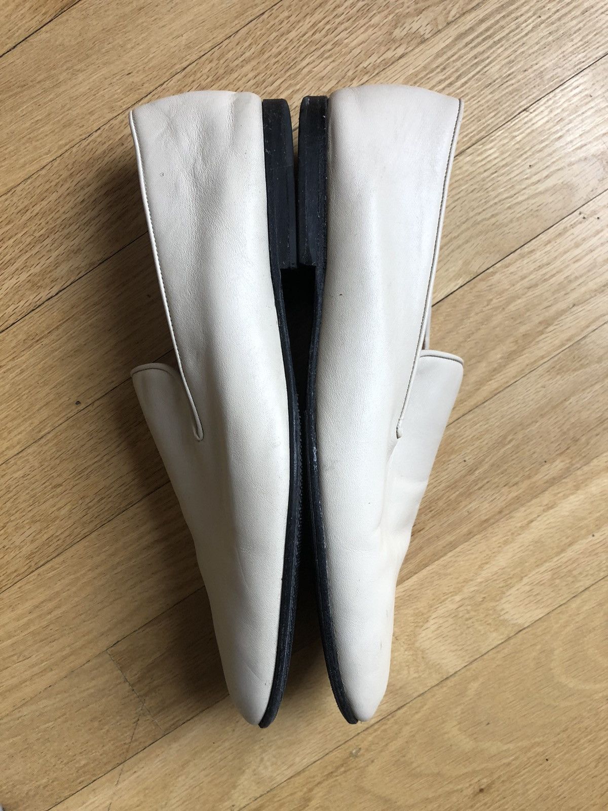 Dries Van Noten Dries Van Noten Offwhite Leather Loafer EU43 Size US 10 / EU 43 - 4 Thumbnail