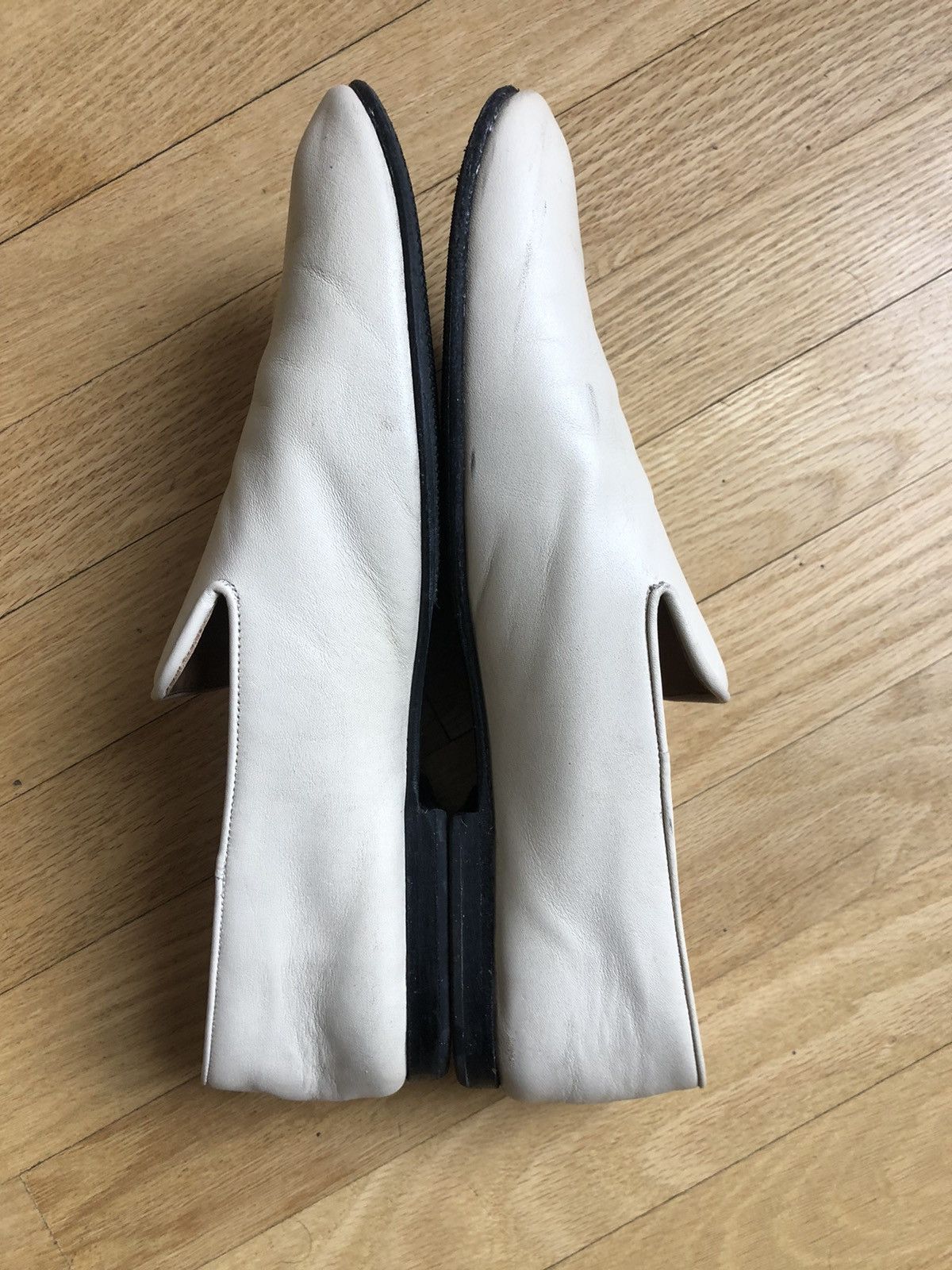 Dries Van Noten Dries Van Noten Offwhite Leather Loafer EU43 Size US 10 / EU 43 - 3 Thumbnail