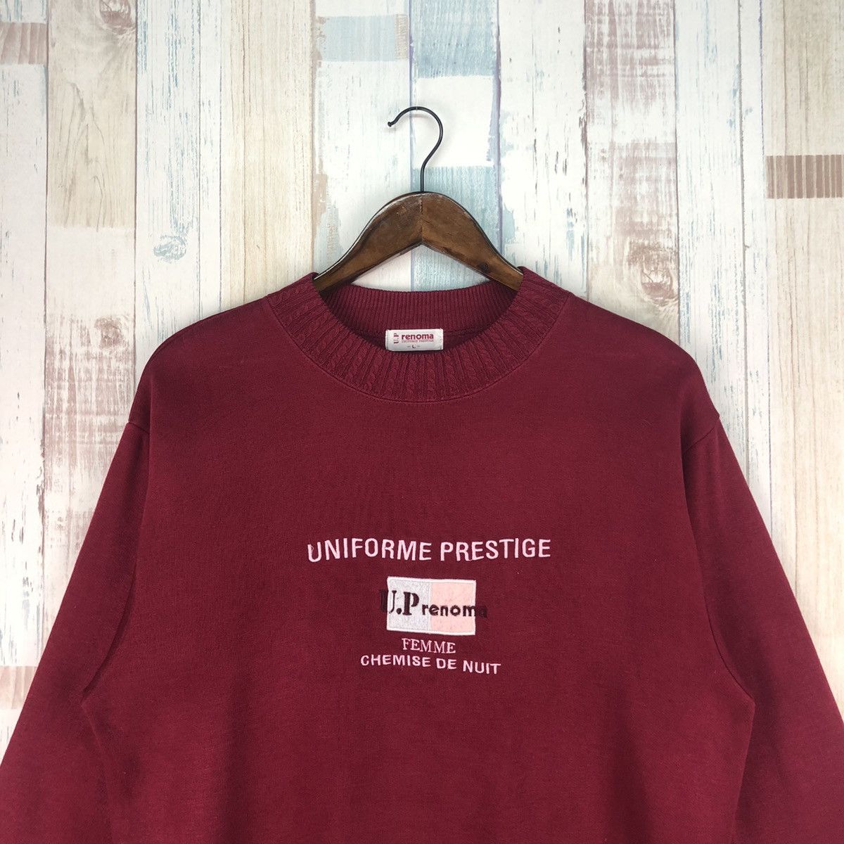 Renoma Vintage U.P Renoma Sweatshirt Crewneck Size US L / EU 52-54 / 3 - 3 Thumbnail