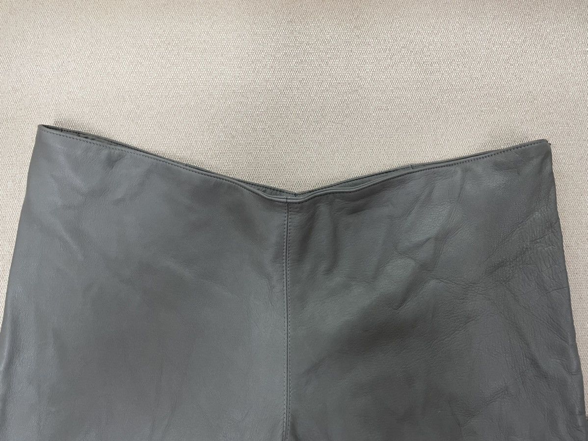 Ludovic De Saint Sernin Lambskin leather curved waist pant Size US 32 / EU 48 - 7 Thumbnail