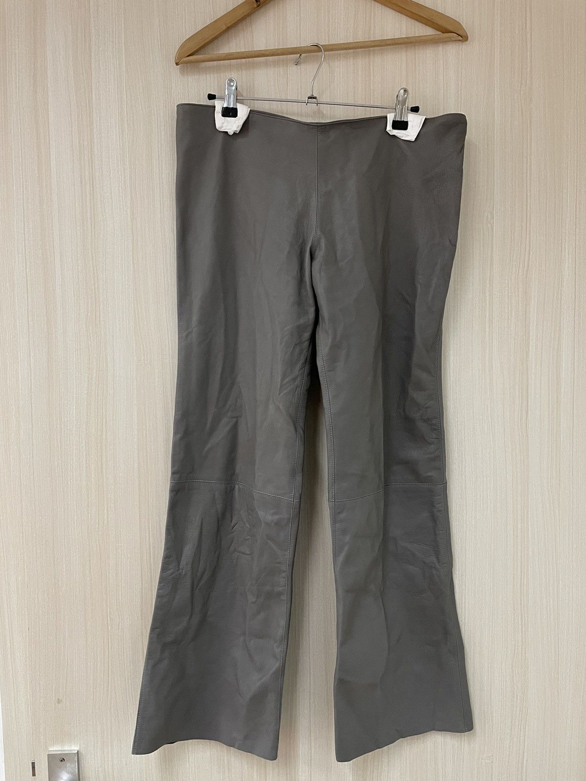 Ludovic De Saint Sernin Lambskin leather curved waist pant Size US 32 / EU 48 - 5 Thumbnail