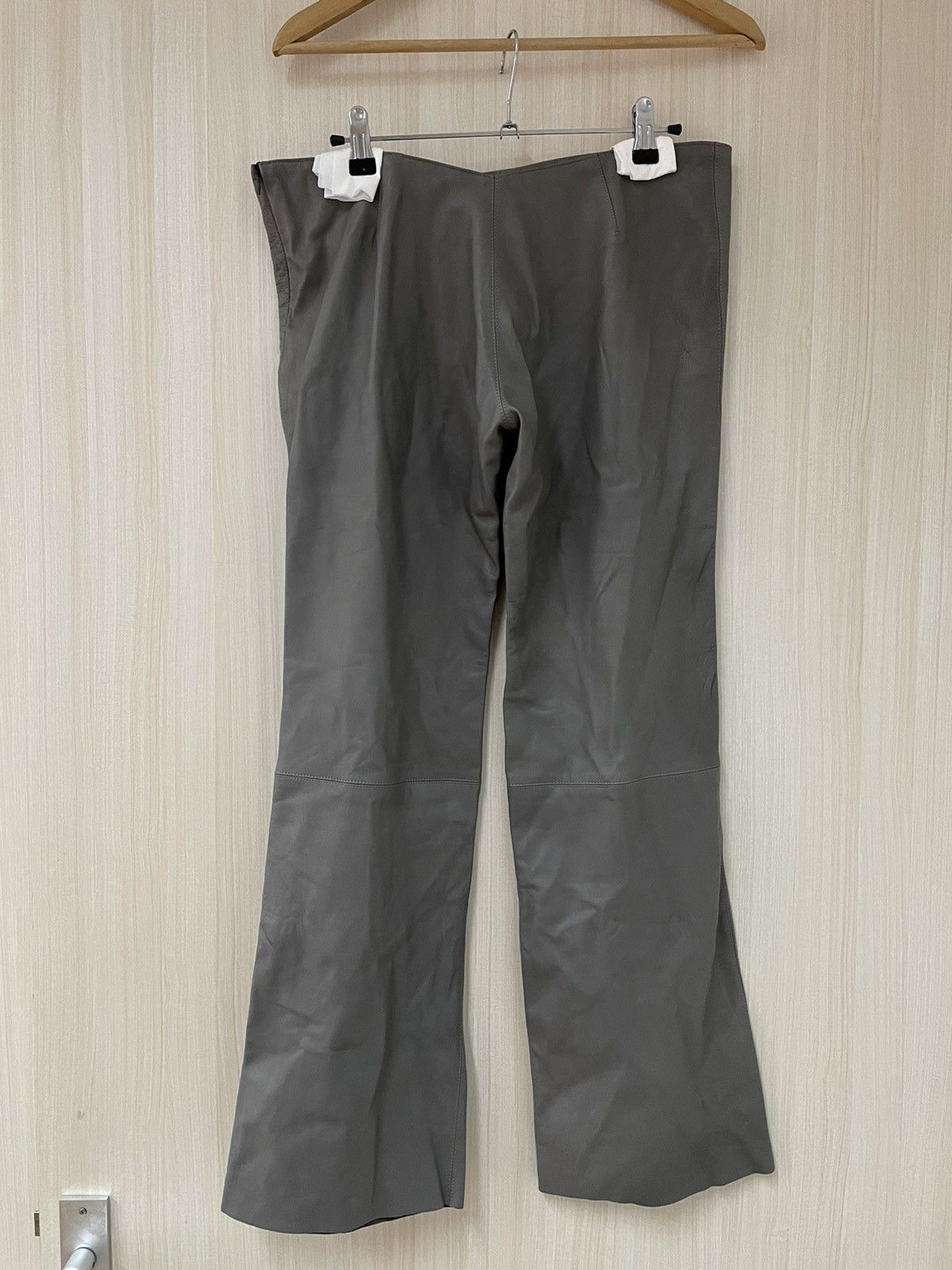 Ludovic De Saint Sernin Lambskin leather curved waist pant Size US 32 / EU 48 - 6 Thumbnail
