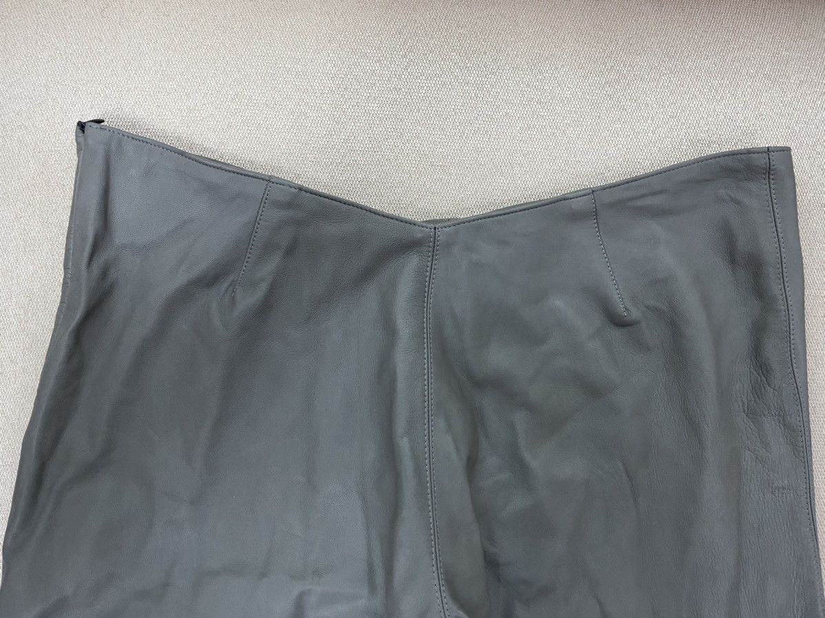 Ludovic De Saint Sernin Lambskin leather curved waist pant Size US 32 / EU 48 - 8 Thumbnail
