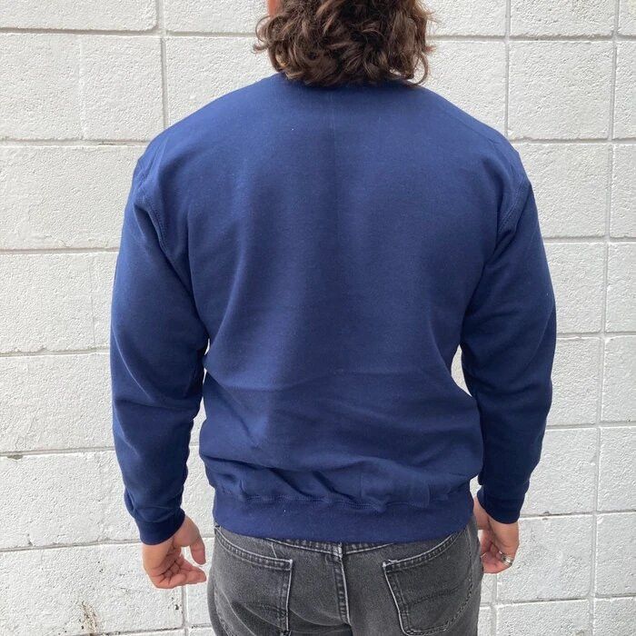 Vintage Pro Player Blank Navy Crewneck Sweater