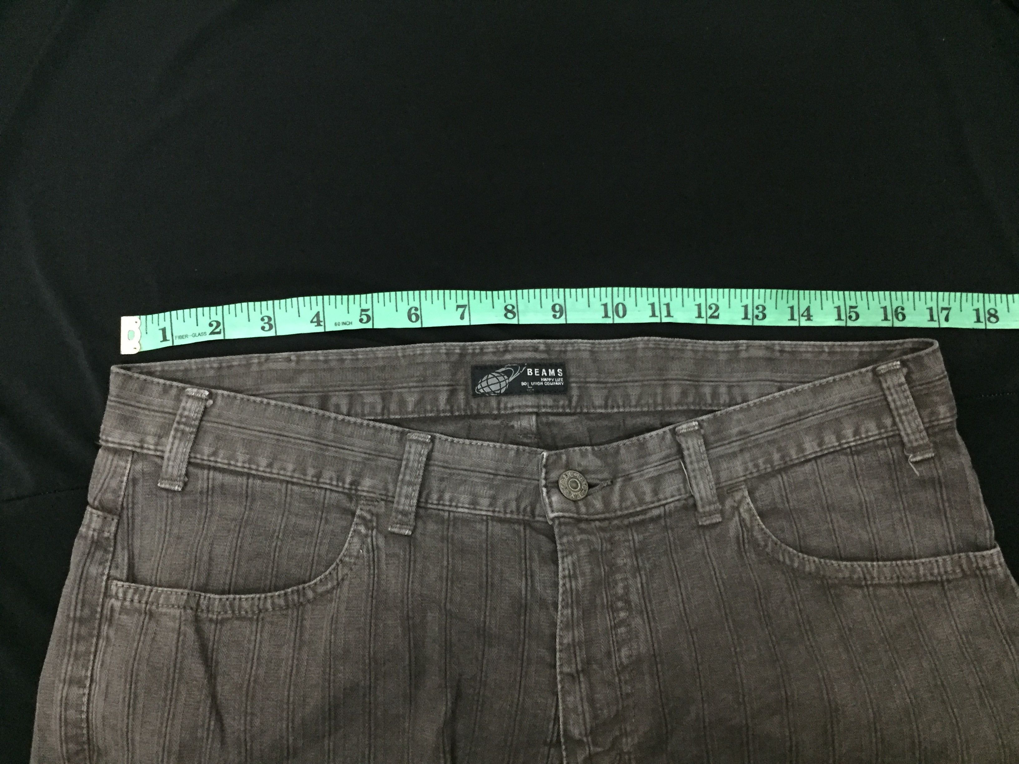 Beams Plus Vtg BEAMS Wabash stripe skeleton pants Size US 34 / EU 50 - 9 Thumbnail