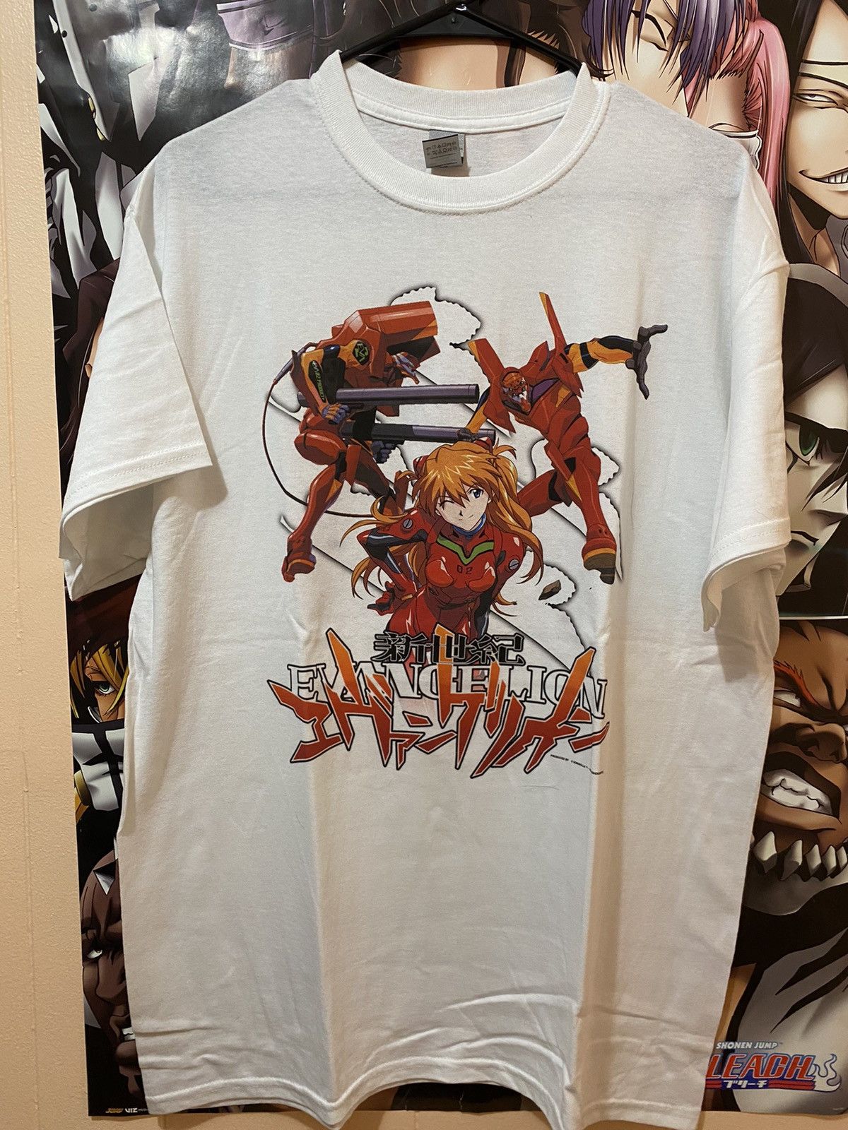 Vintage Bootleg Neon Genesis Evangelion Asuka Tee | Grailed