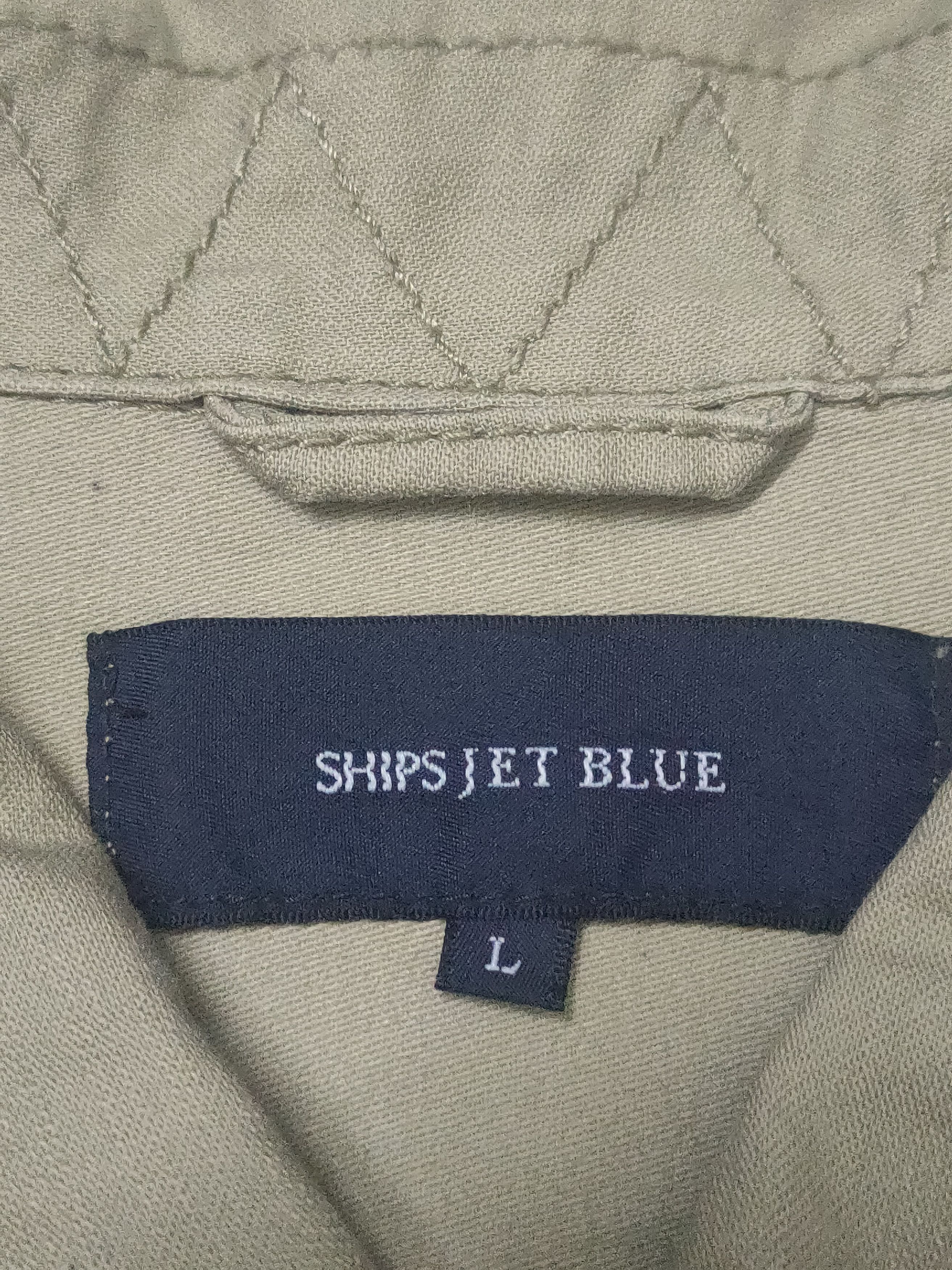 Japanese Brand Ships Jet Blue Cotton Jacket Size US M / EU 48-50 / 2 - 5 Thumbnail