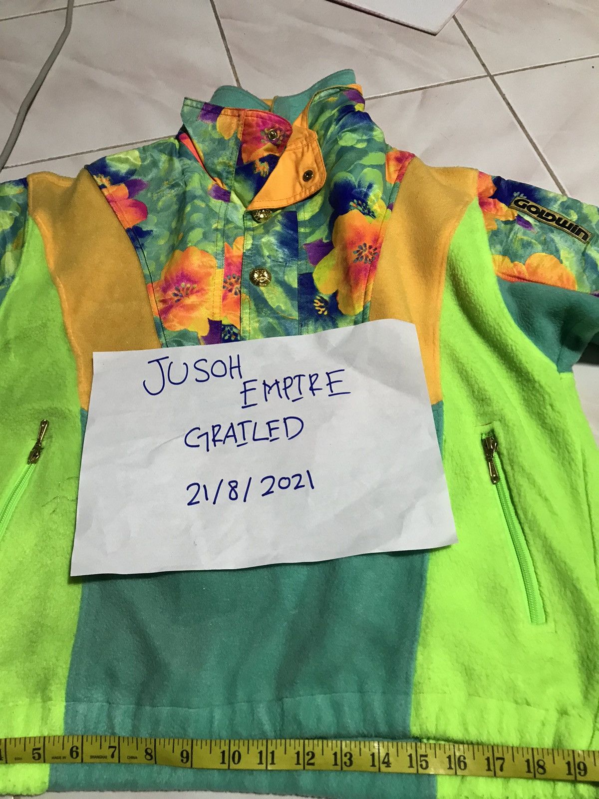Goldwin × Japanese Brand GOLDWIN MULTICOLOUR JACKET MADE IN JAPAN Size US L / EU 52-54 / 3 - 8 Thumbnail