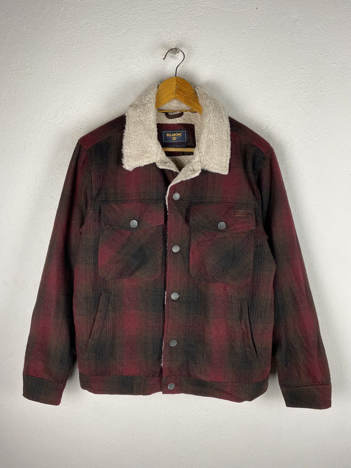 BILLABONG SURF PLUS BARLOW JACKET WOOL FABRIC