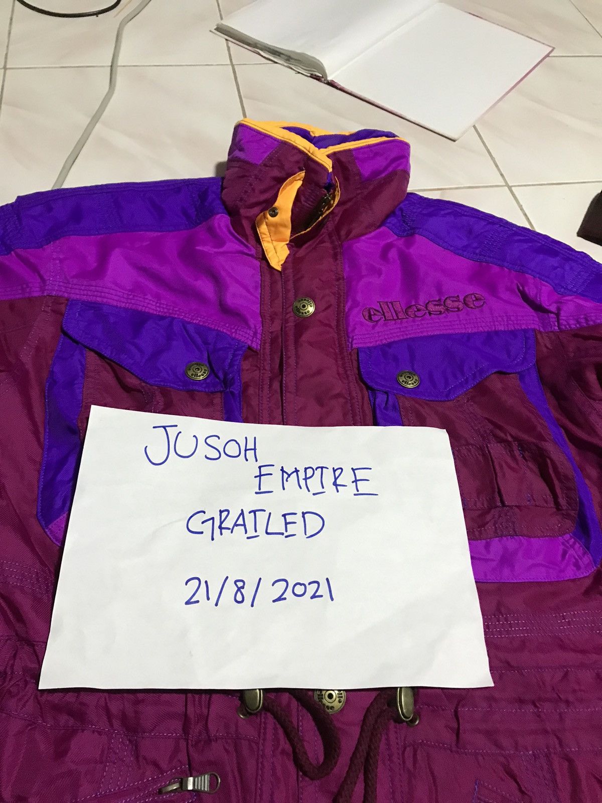 Ellesse × Goldwin ELLESSE BY GOLDWIN SKI JACKET NICE DESIGN Size US L / EU 52-54 / 3 - 8 Thumbnail