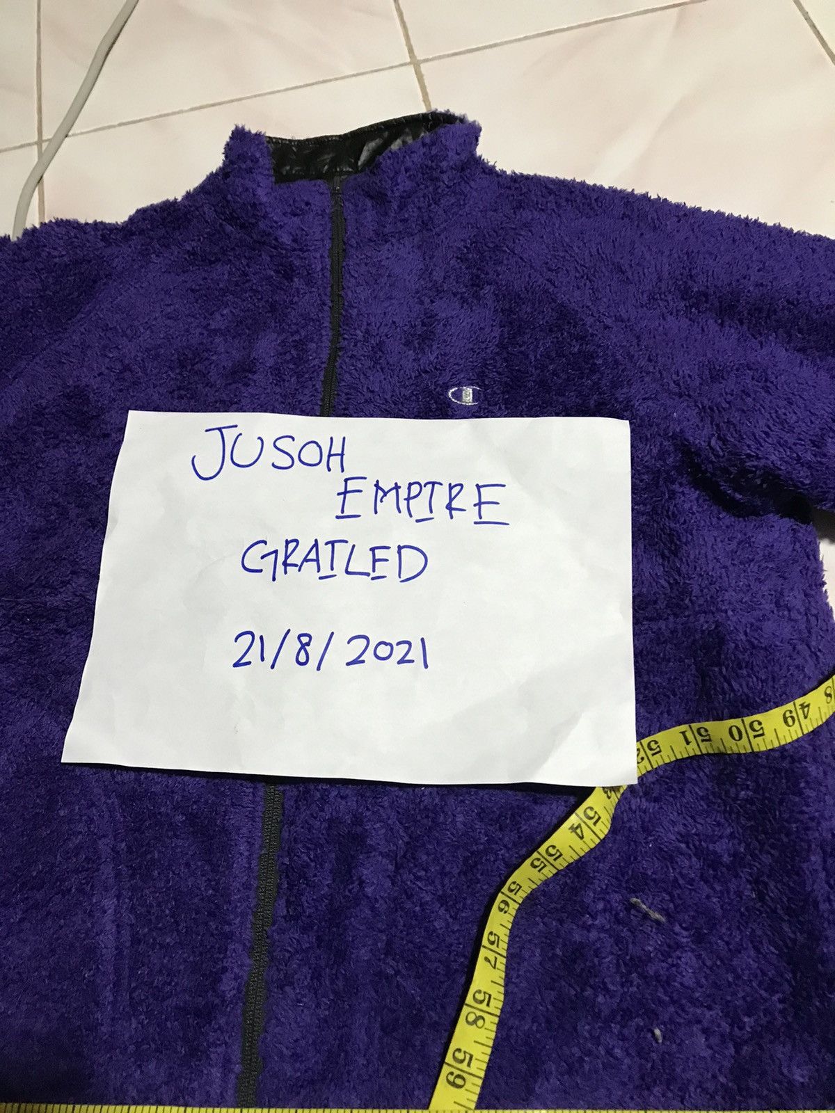 Champion CHAMPIOM SHERLING FLEECE JACKET Size US M / EU 48-50 / 2 - 7 Thumbnail