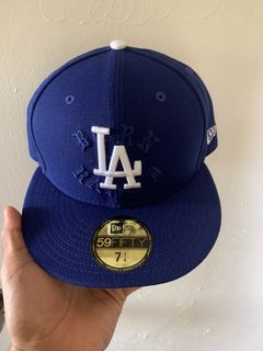 Men's New Era Born x Raised Royal Los Angeles Dodgers Heavyweight T-Shirt