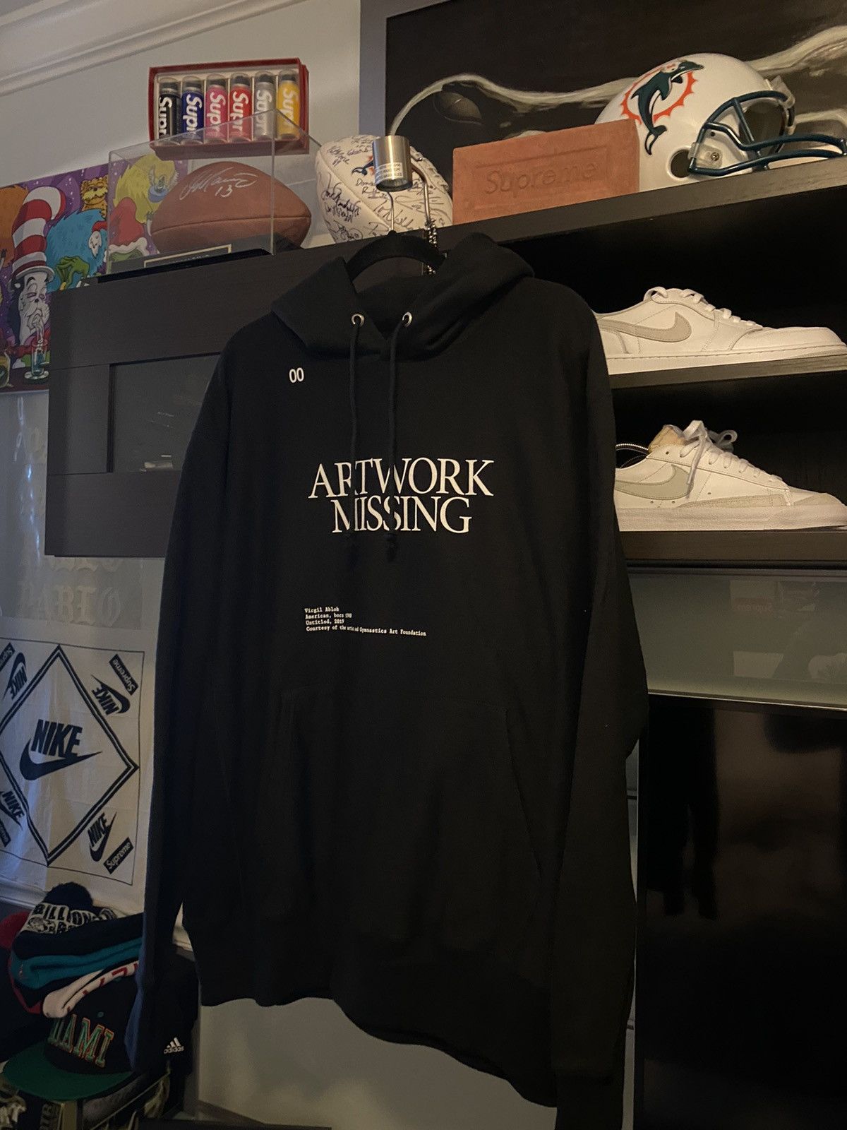 Virgil Abloh ICA Artwork Missing Hoodie-