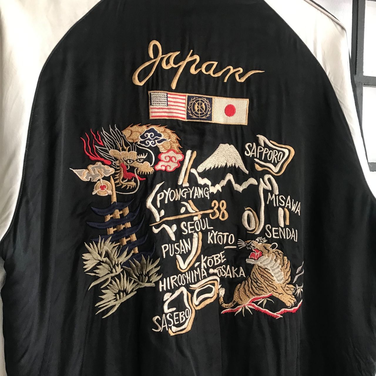 Japanese Brand × Vintage 🔥🇯🇵 Vintage HOUSTAN JAPAN Sukajan Jacket Size US L / EU 52-54 / 3 - 2 Thumbnail