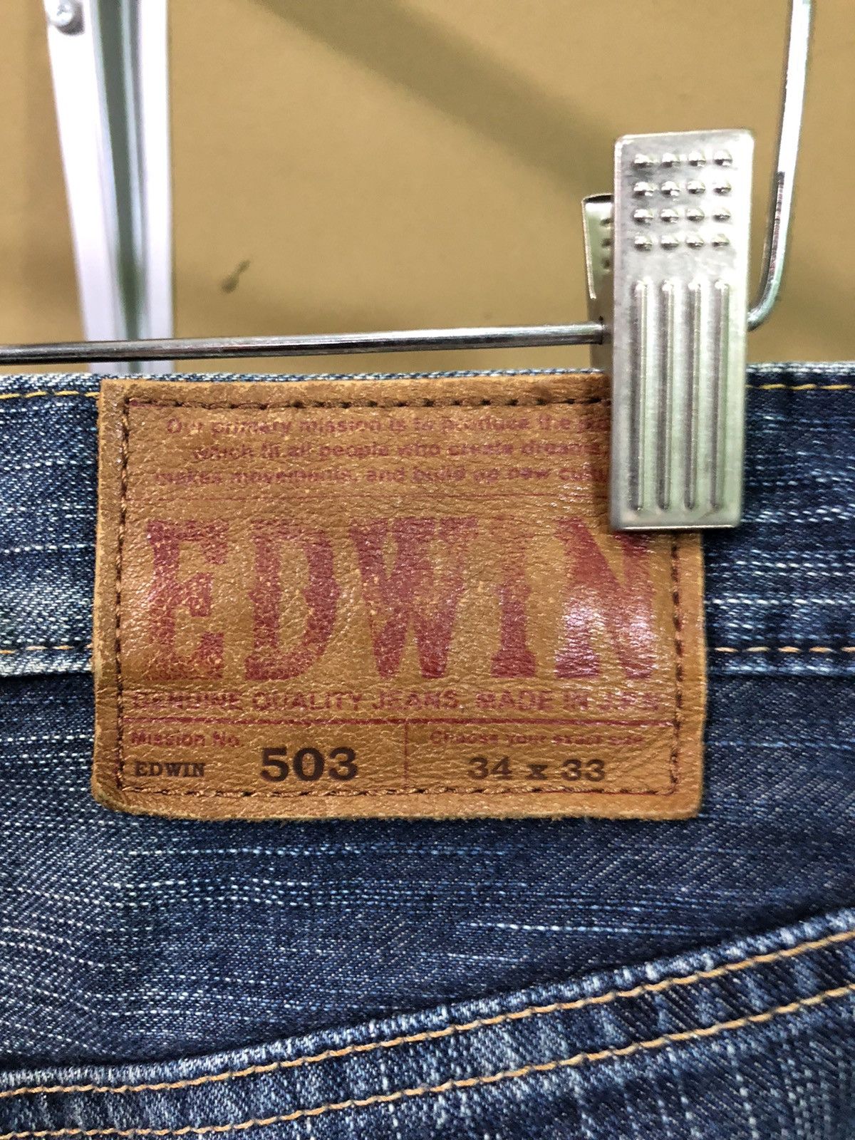 Edwin Edwin 503 Denim Jeans Size US 34 / EU 50 - 6 Thumbnail