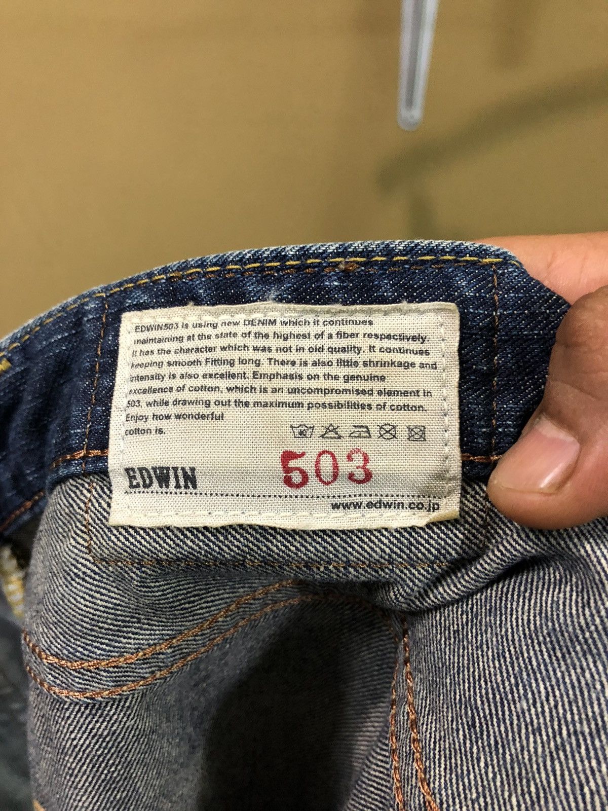 Edwin Edwin 503 Denim Jeans Size US 34 / EU 50 - 7 Thumbnail