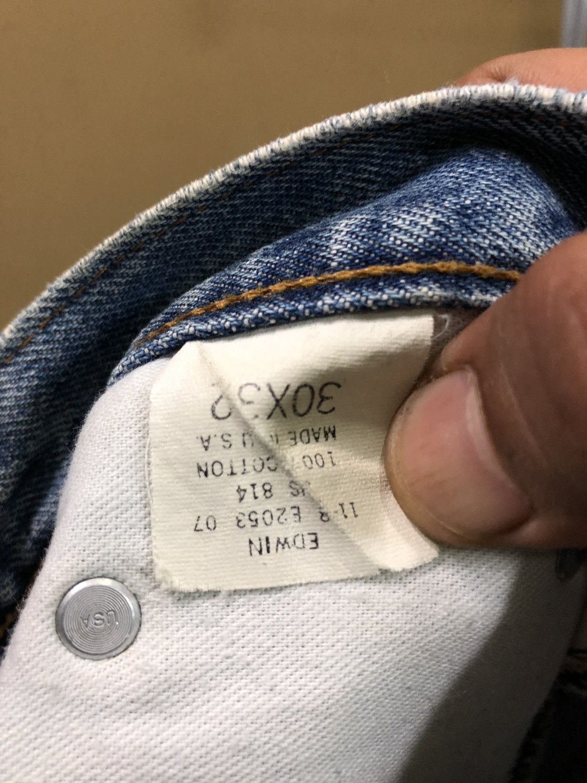 Edwin Edwin USA Denim Jeans Size US 30 / EU 46 - 10 Thumbnail