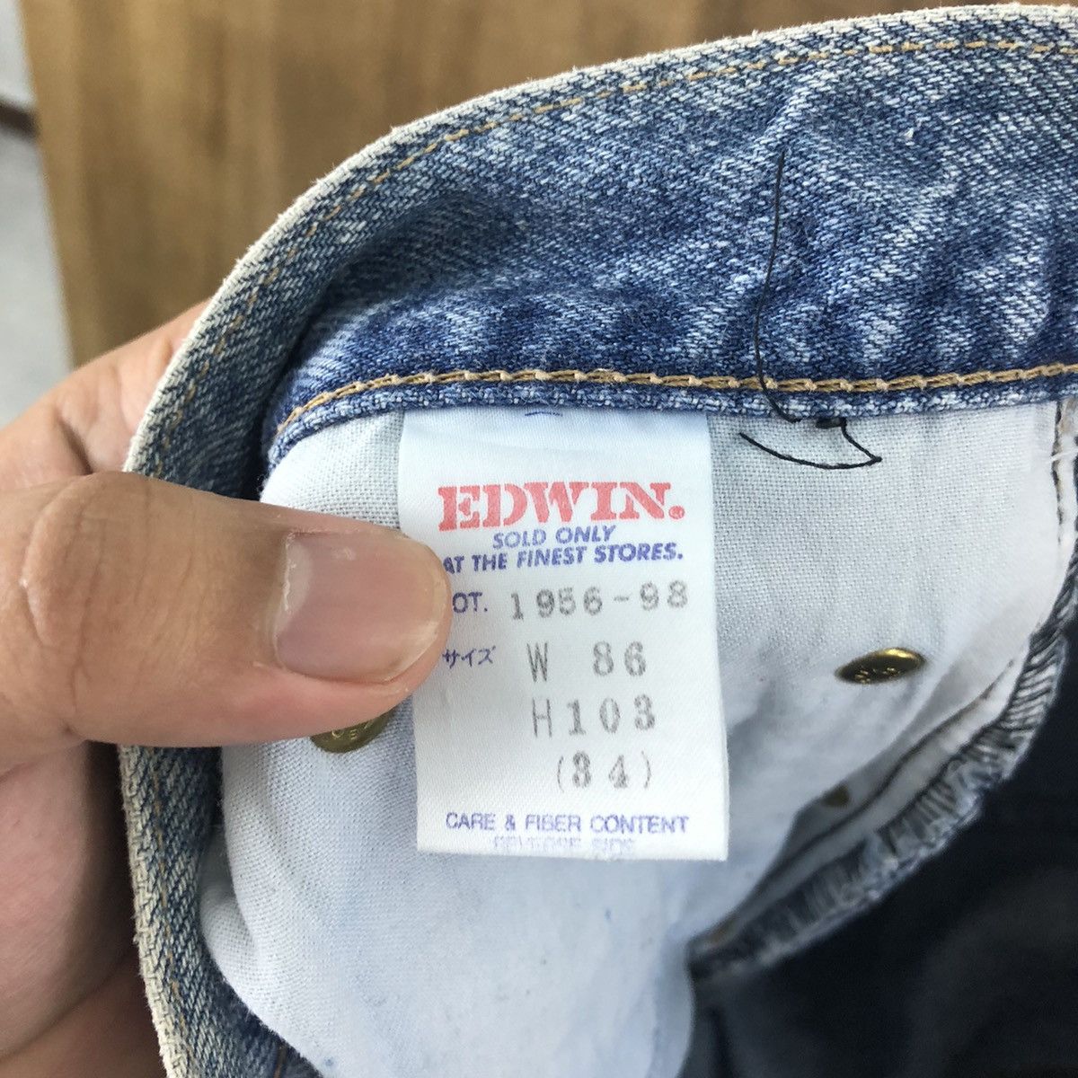 Edwin × Jean × Vintage Edwin faded Blue Jean denim pants# 006 Size US 30 / EU 46 - 13 Thumbnail