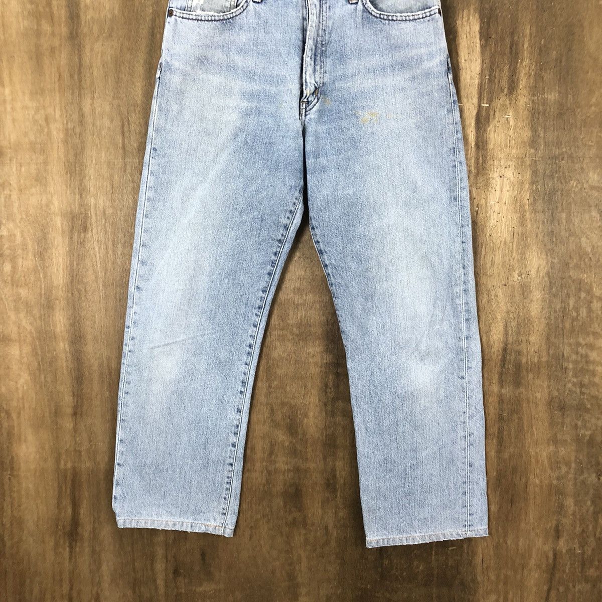Edwin VINTAGE EDWIN ORANGE TAG FADED JEANS DENIM PANTS # 007 Size US 29 - 3 Thumbnail