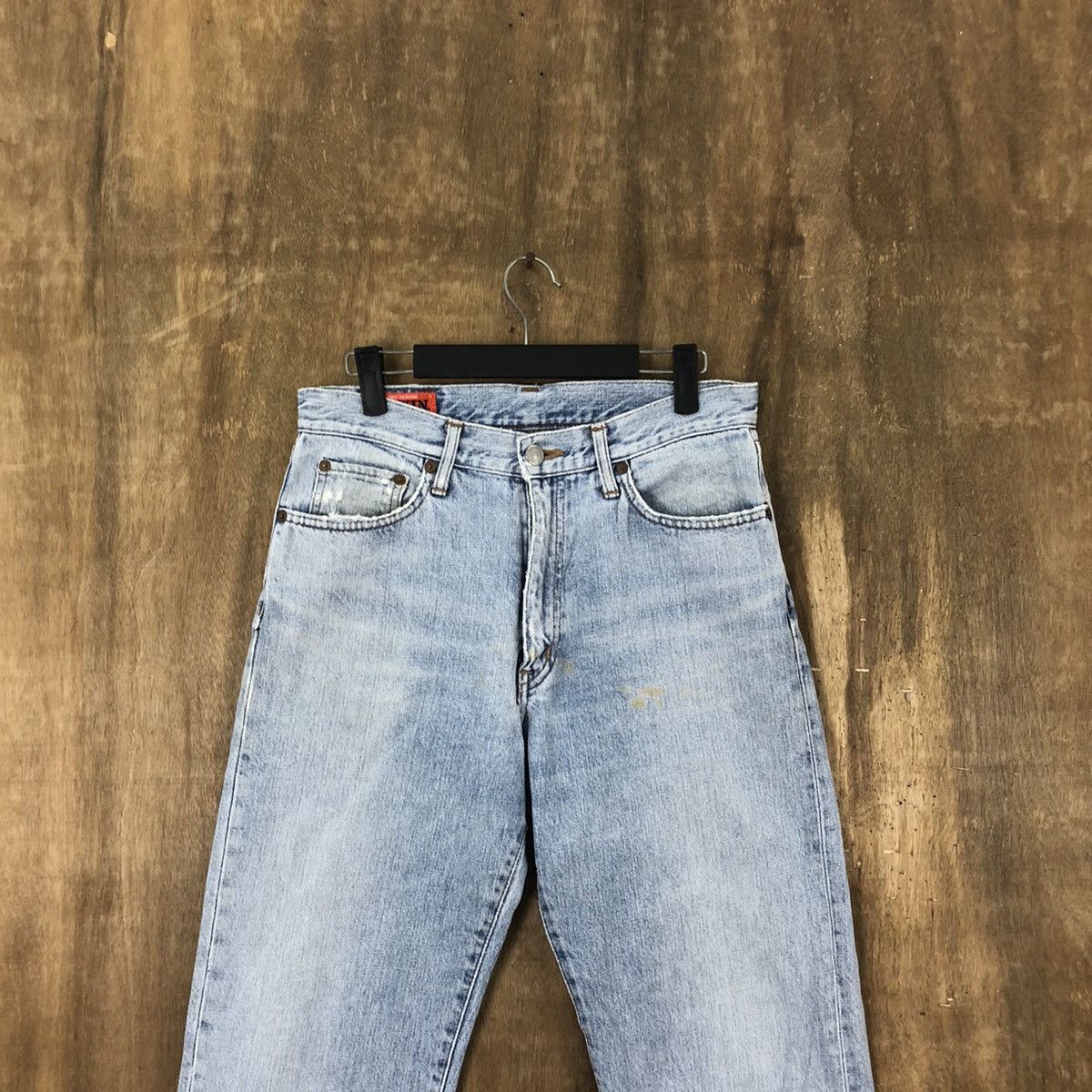 Edwin VINTAGE EDWIN ORANGE TAG FADED JEANS DENIM PANTS # 007 Size US 29 - 2 Thumbnail