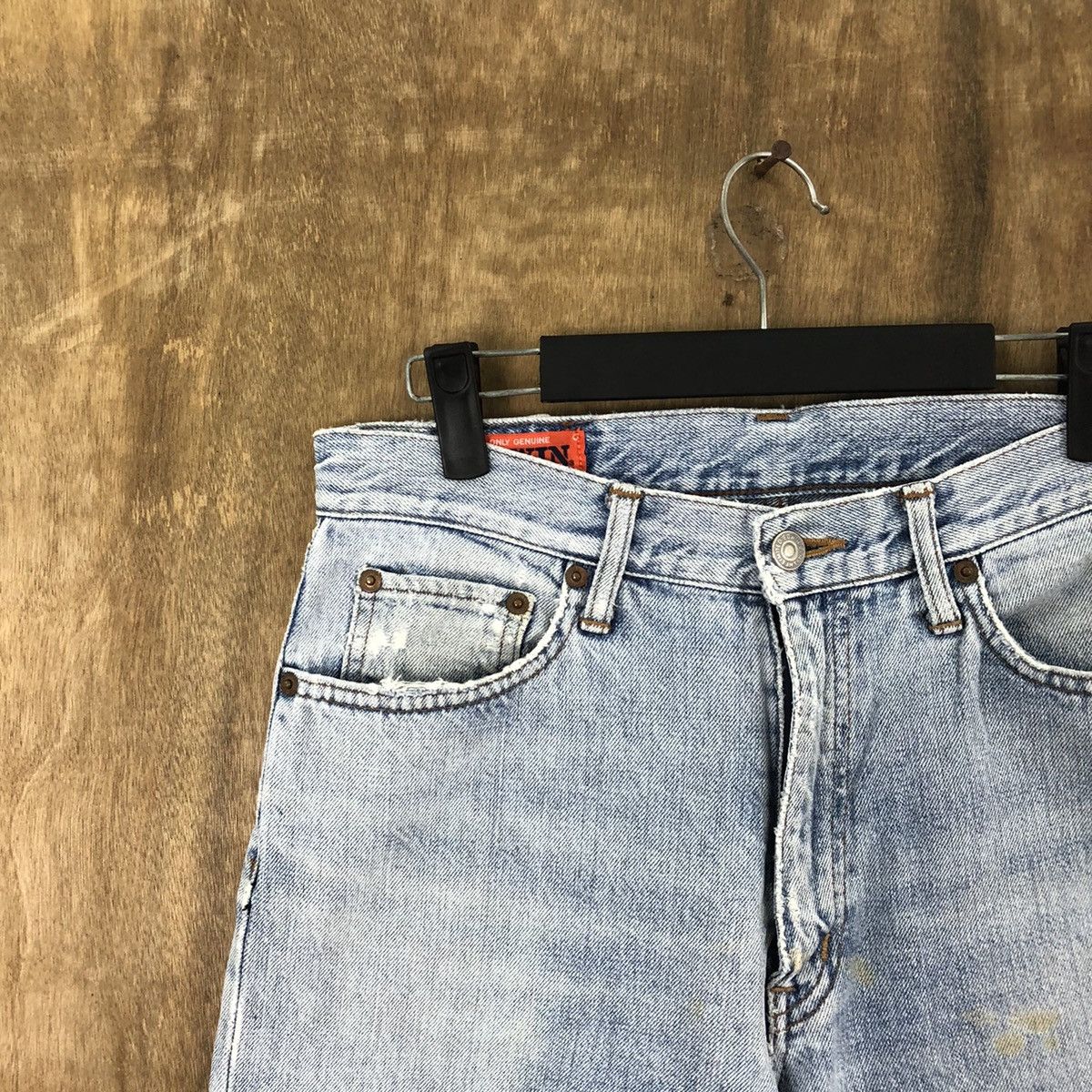 Edwin VINTAGE EDWIN ORANGE TAG FADED JEANS DENIM PANTS # 007 Size US 29 - 4 Thumbnail