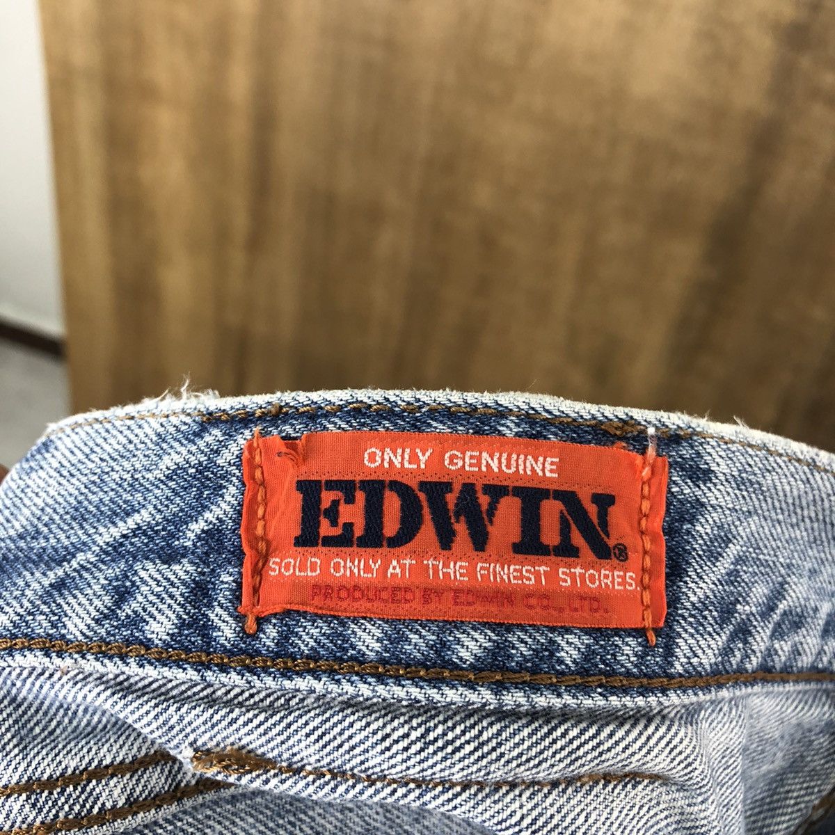 Edwin VINTAGE EDWIN ORANGE TAG FADED JEANS DENIM PANTS # 007 Size US 29 - 12 Thumbnail