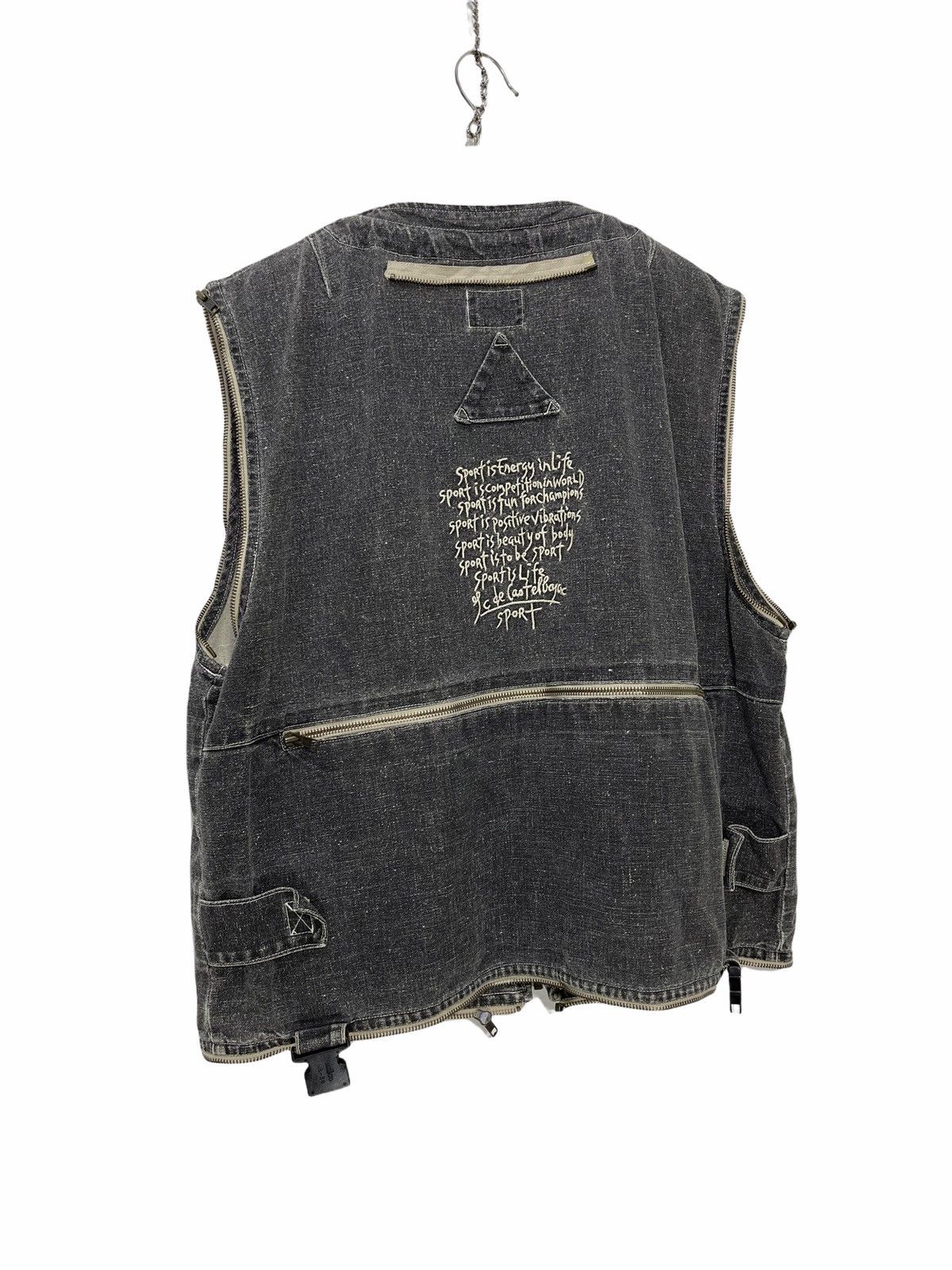 Jean Charles De Castelbajac Castelbajac Sports Denim Vest 17🟩 Size US L / EU 52-54 / 3 - 7 Thumbnail