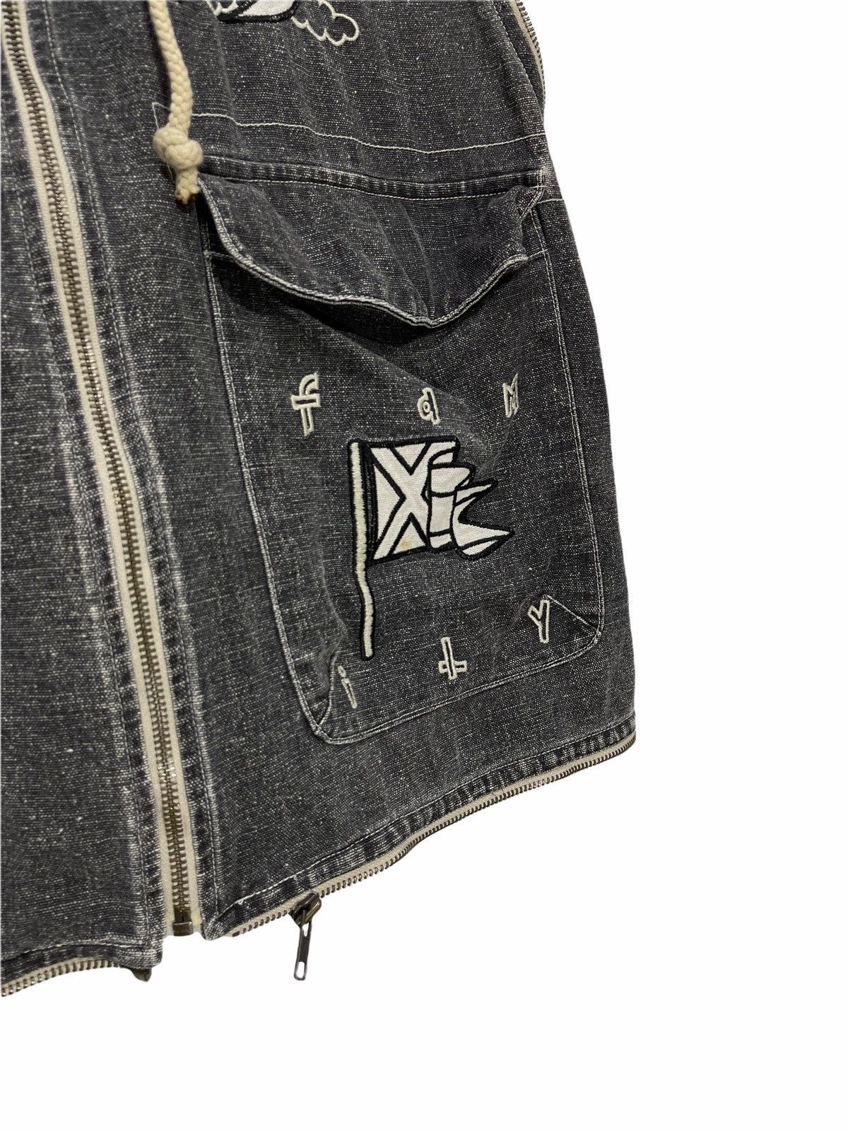 Jean Charles De Castelbajac Castelbajac Sports Denim Vest 17🟩 Size US L / EU 52-54 / 3 - 3 Thumbnail