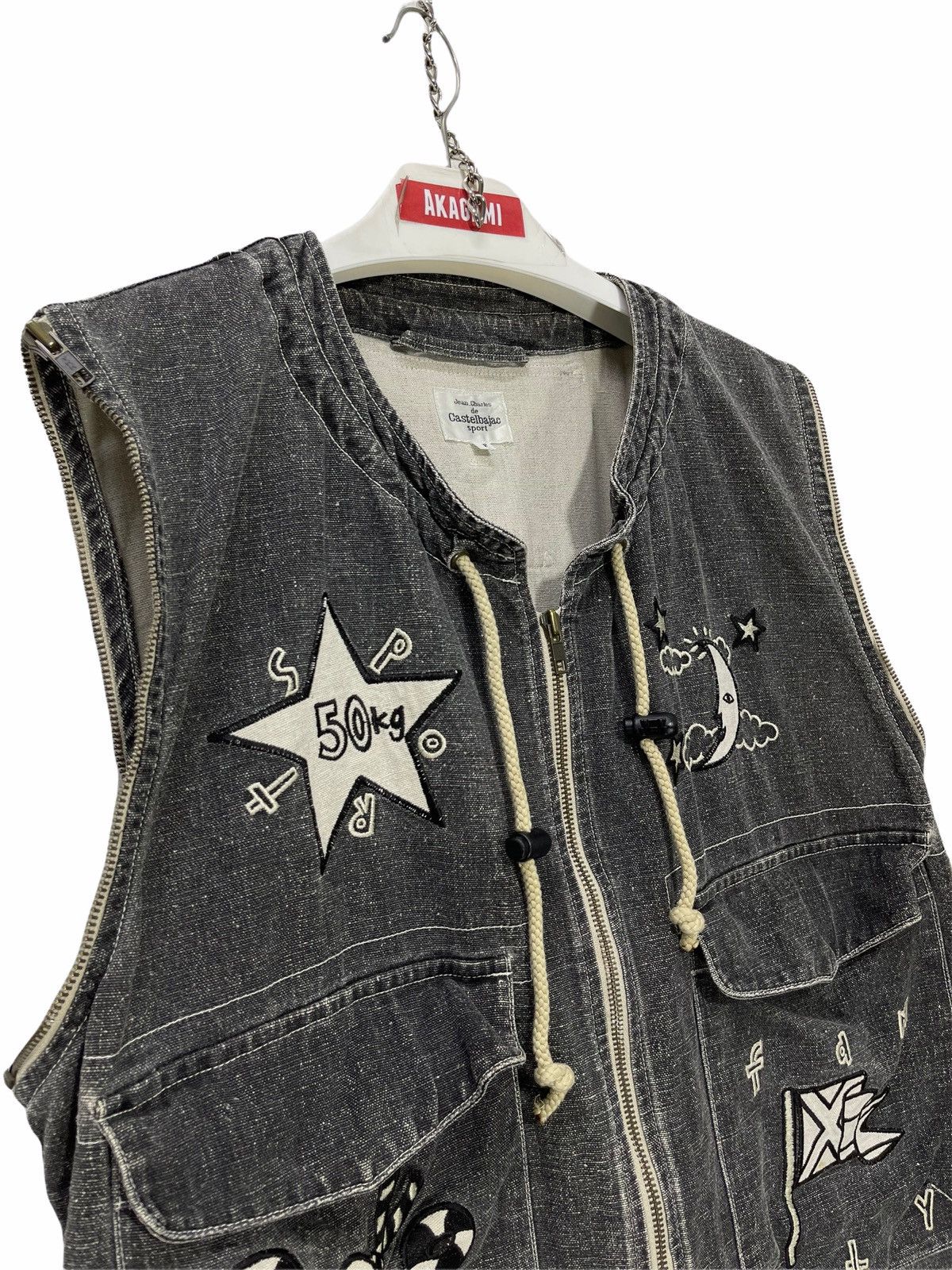 Jean Charles De Castelbajac Castelbajac Sports Denim Vest 17🟩 Size US L / EU 52-54 / 3 - 5 Thumbnail