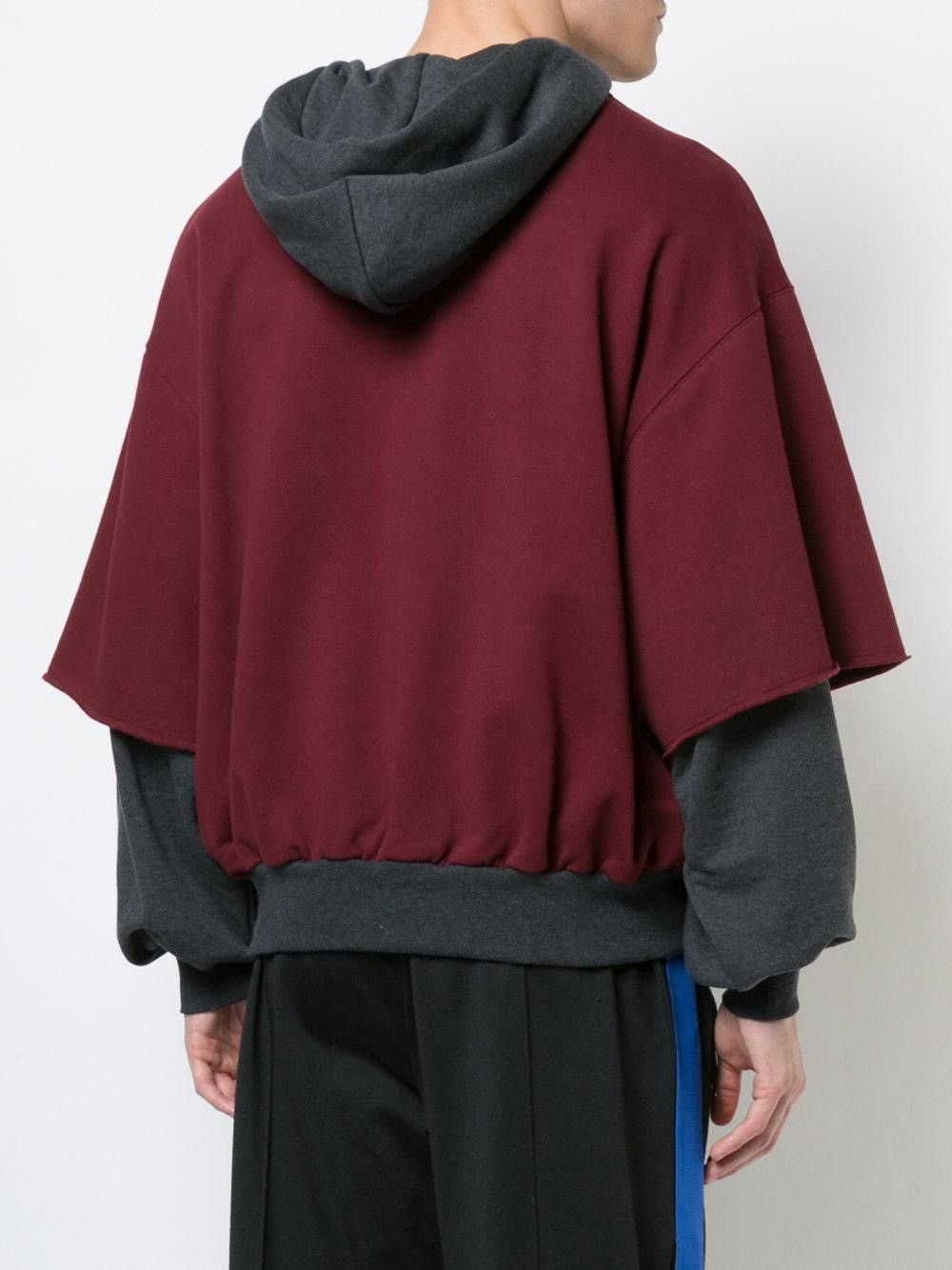 Gosha Rubchinskiy Gosha rubchinskiy Layered sleeve hoodie Grailed