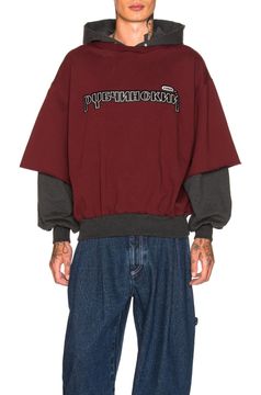 Gosha layered hot sale hoodie