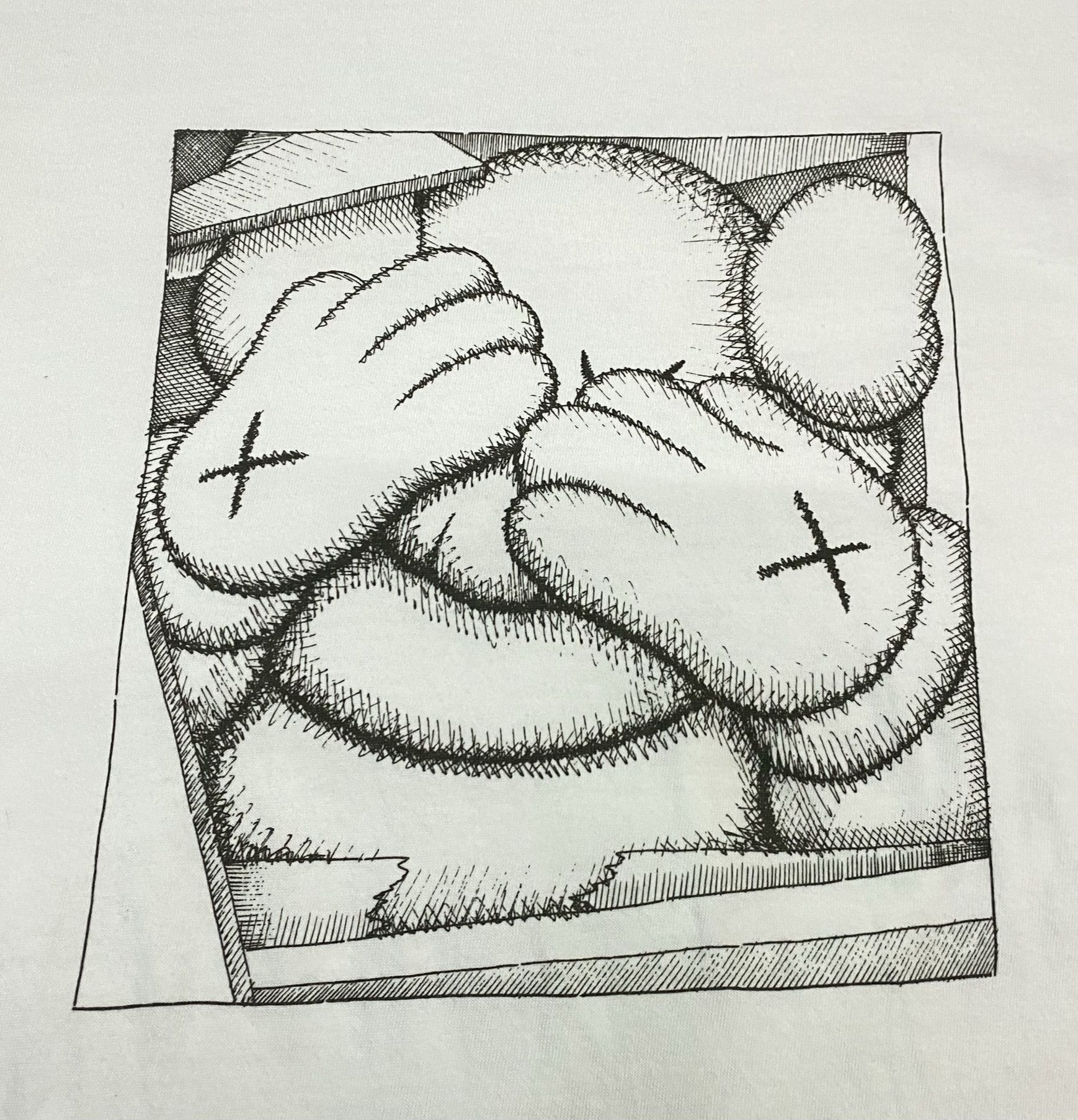 Uniqlo KAWS x Uniqlo Shirt 2016 Collaboration Crying Companion Size US M / EU 48-50 / 2 - 2 Thumbnail