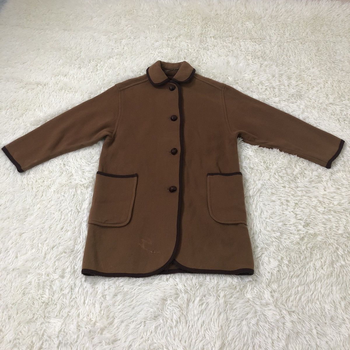 Burberry × Vintage BURBERRY HEAVY COAT JACKET Size US M / EU 48-50 / 2 - 2 Thumbnail