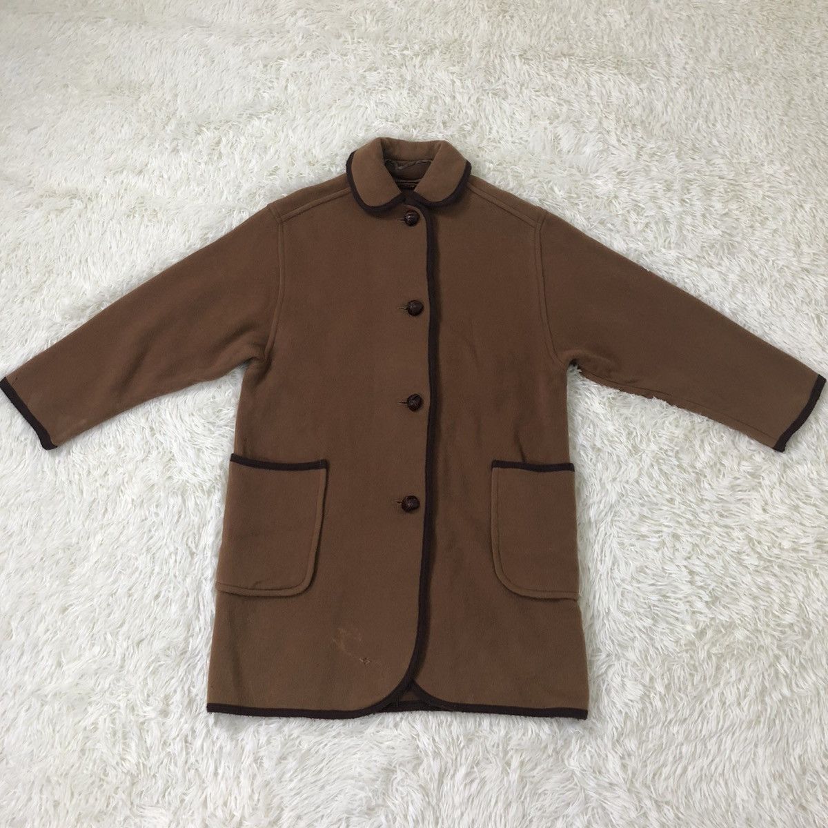Burberry × Vintage BURBERRY HEAVY COAT JACKET Size US M / EU 48-50 / 2 - 1 Thumbnail