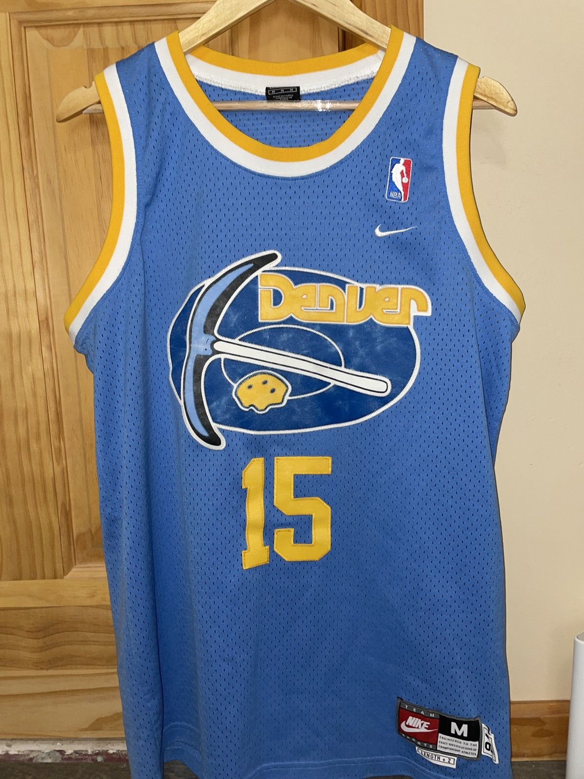 NBA × Nike × Vintage THROWBACK carmelo x nuggets Size US M / EU 48-50 / 2 - 2 Thumbnail
