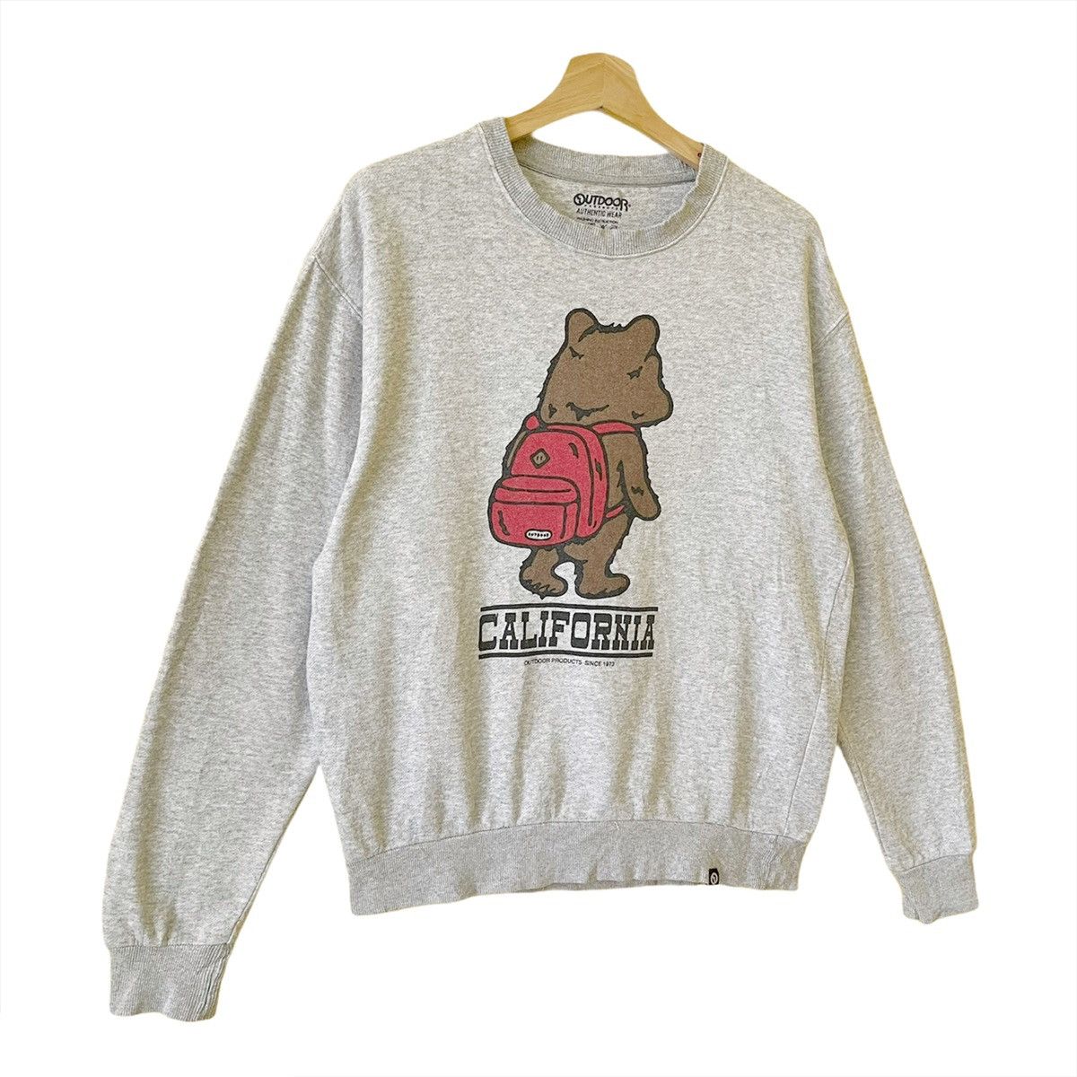 Vintage Outdoor California Crewneck Sweatshirt Size M Size US M / EU 48-50 / 2 - 2 Thumbnail