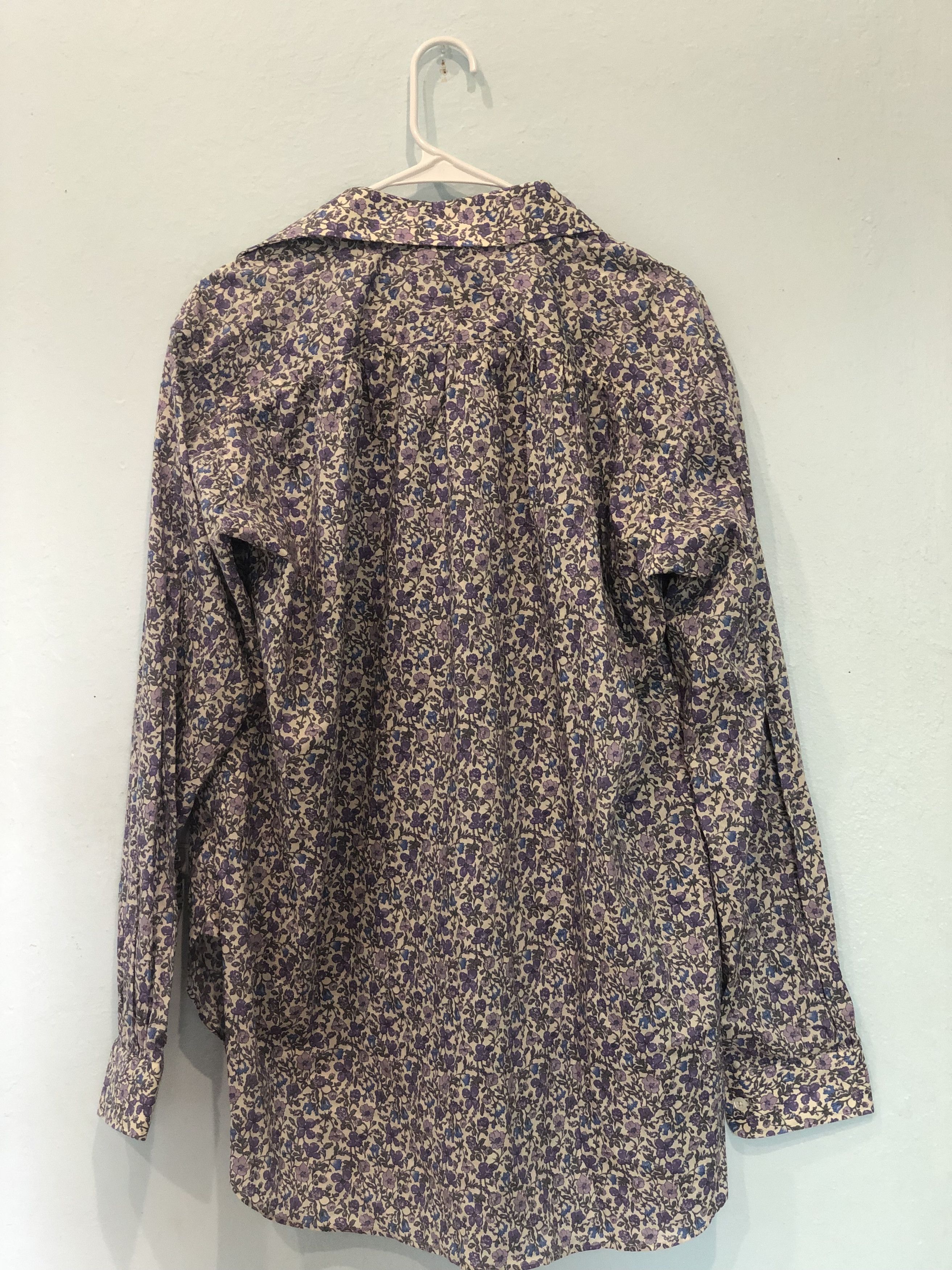 Needles × Nepenthes Round Collar EDW Gather Shirt in Lavender (SS19) Size US S / EU 44-46 / 1 - 6 Thumbnail