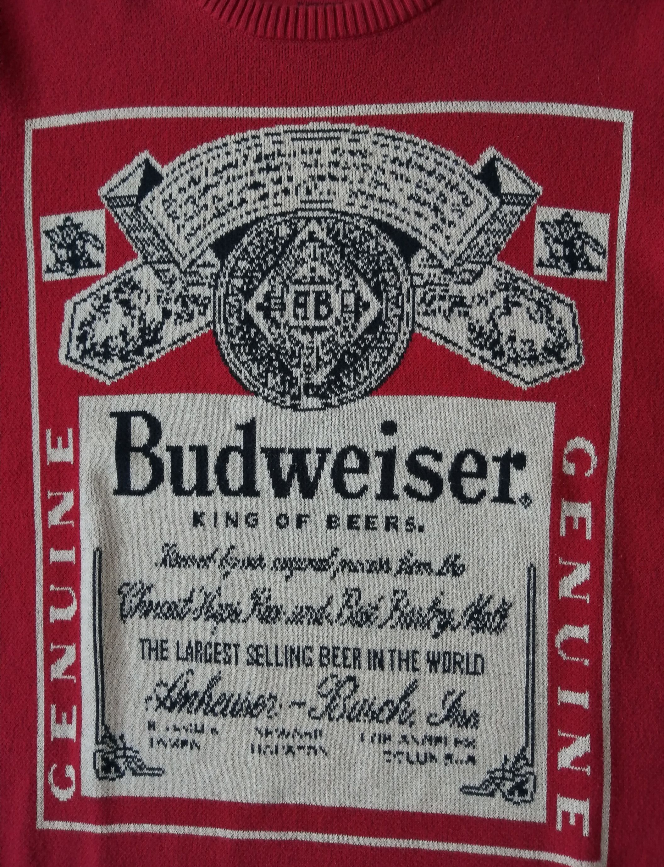 Lucky Brand Lucky Brand Budweiser Cotton Knitted Sweater Grailed